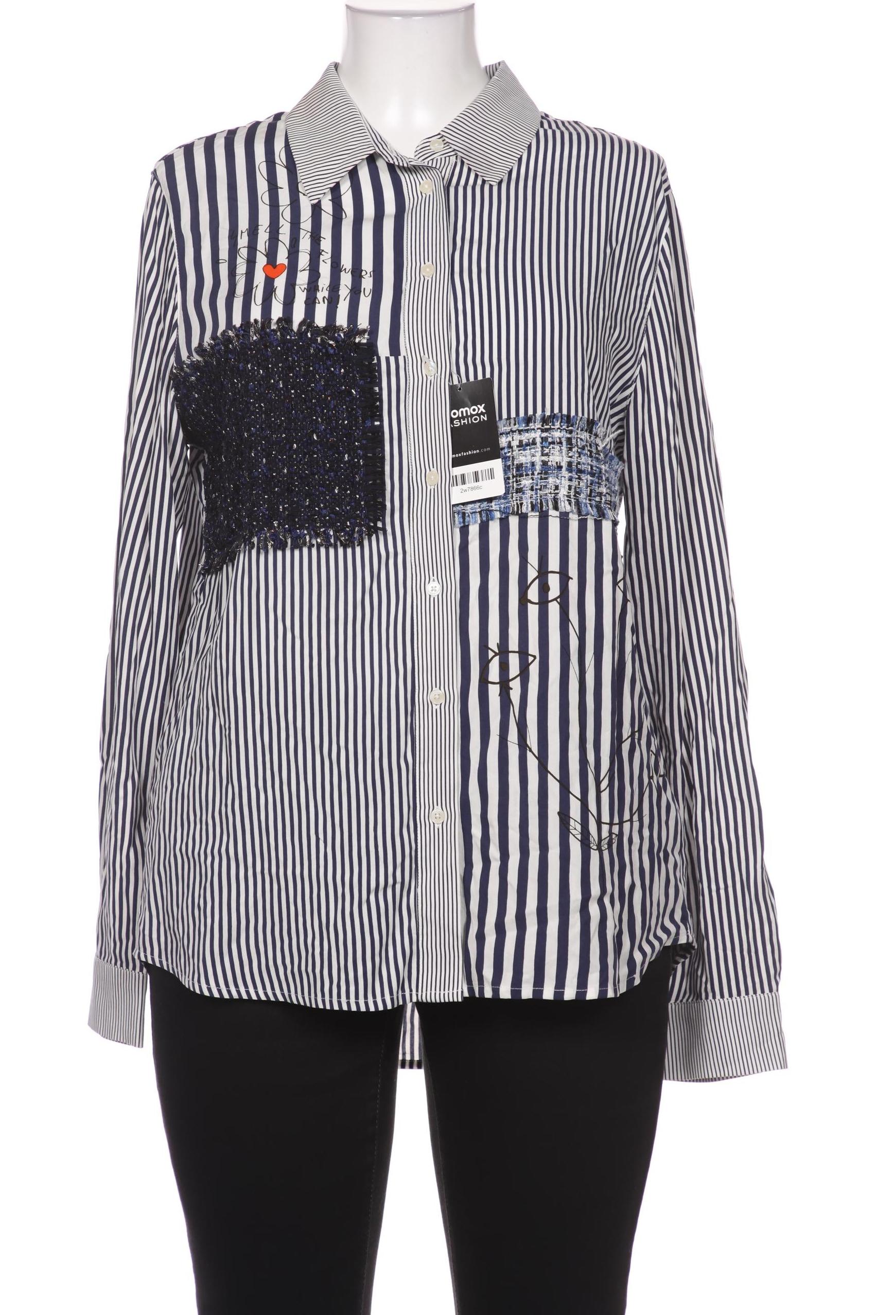

Desigual Damen Bluse, marineblau, Gr. 44