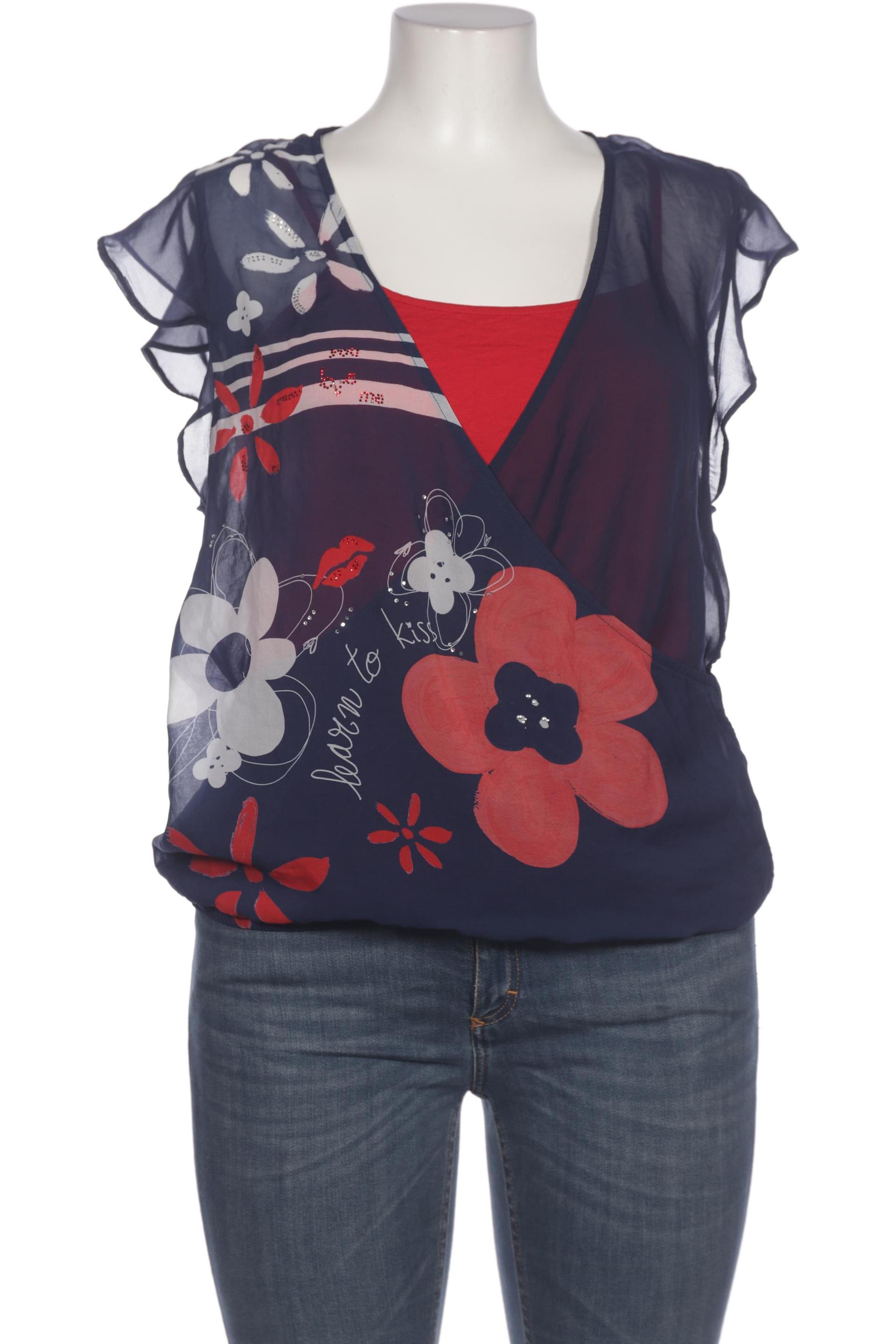 

Desigual Damen Bluse, marineblau, Gr. 44