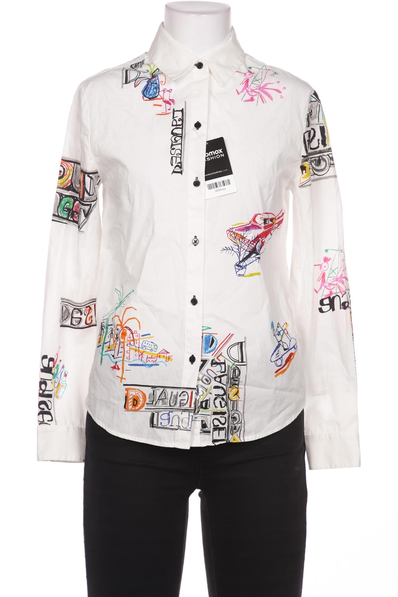 

Desigual Damen Bluse, weiß, Gr. 34