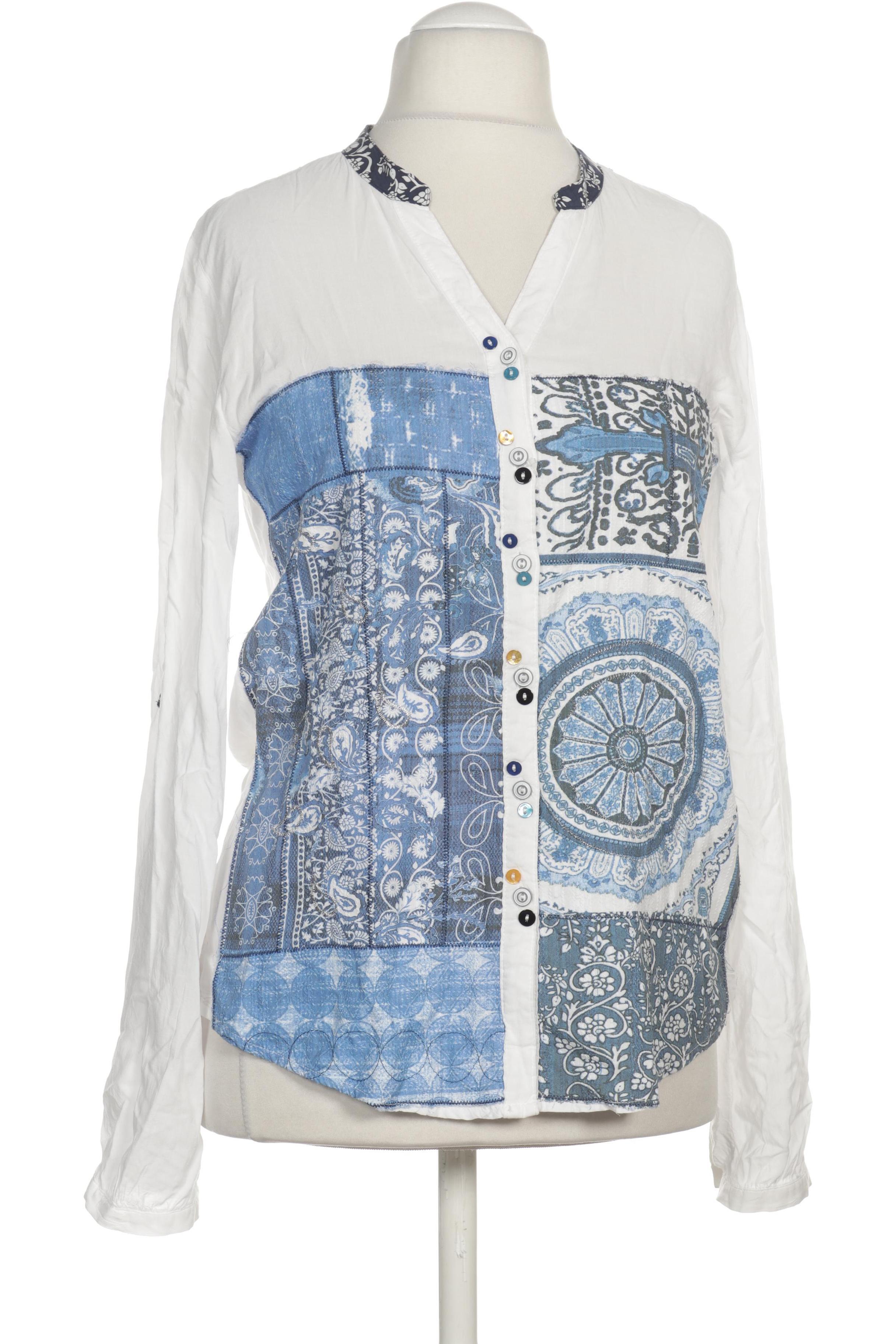 

Desigual Damen Bluse, blau, Gr.