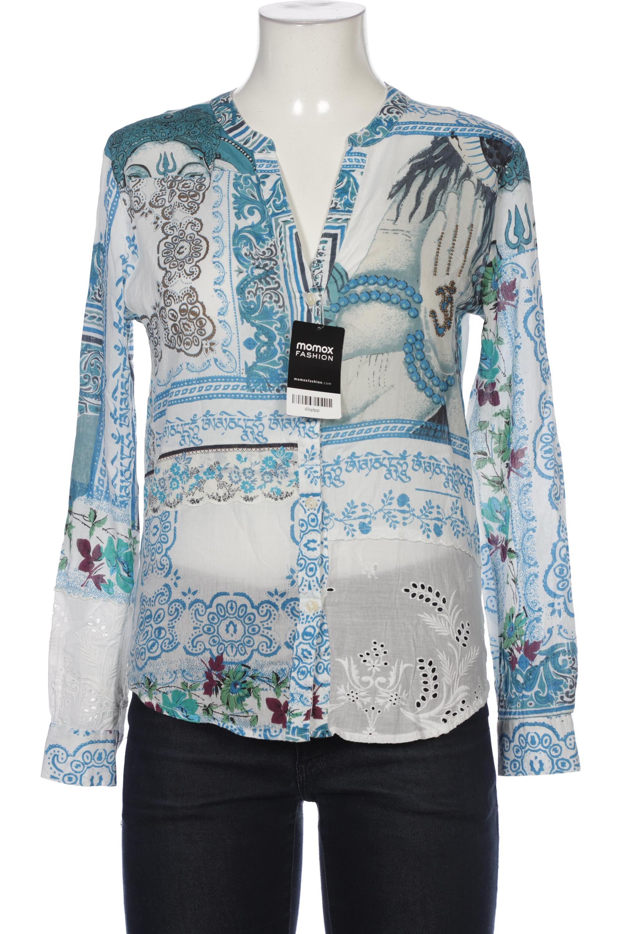 

Desigual Damen Bluse, blau, Gr. 38