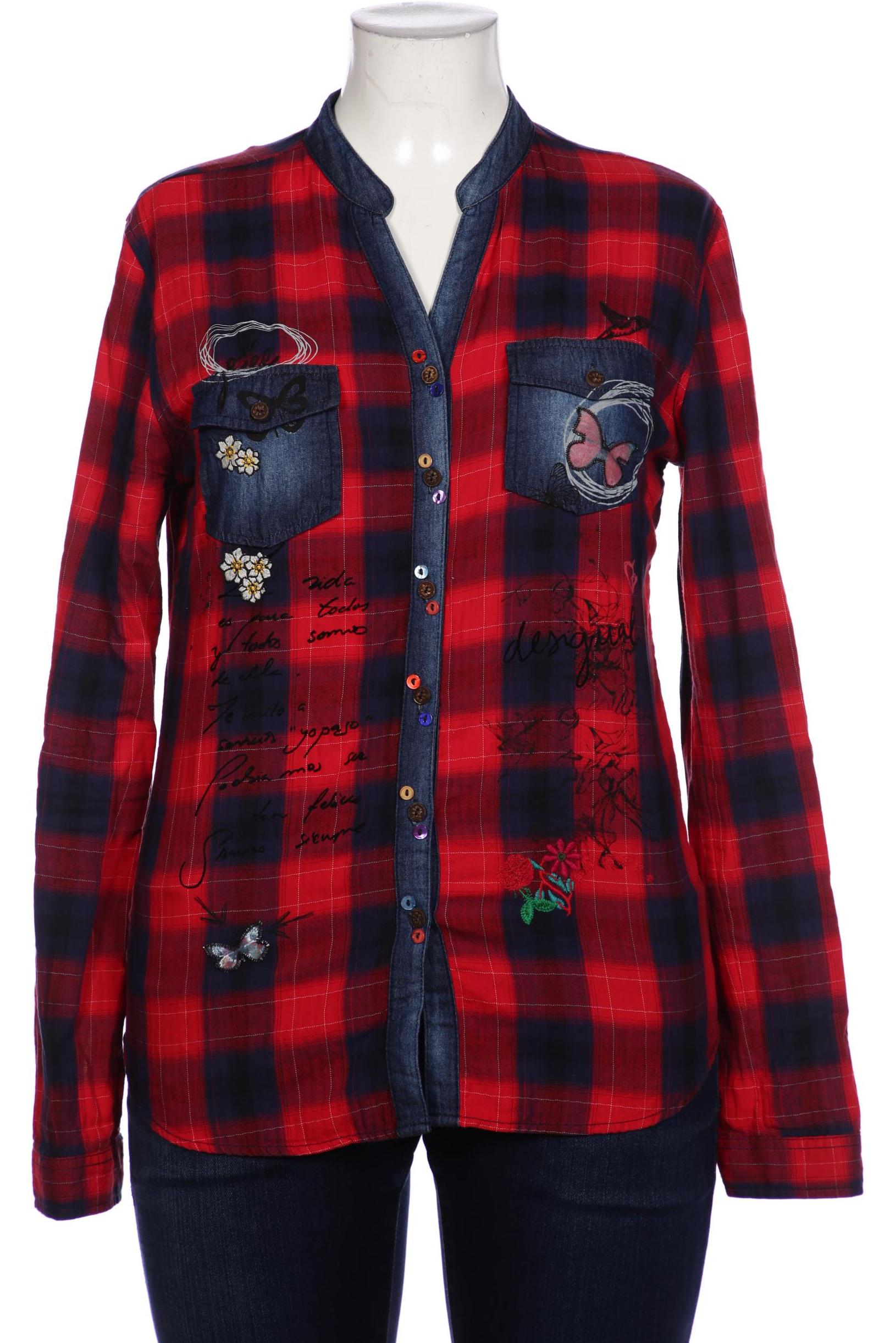 

Desigual Damen Bluse, rot, Gr. 42