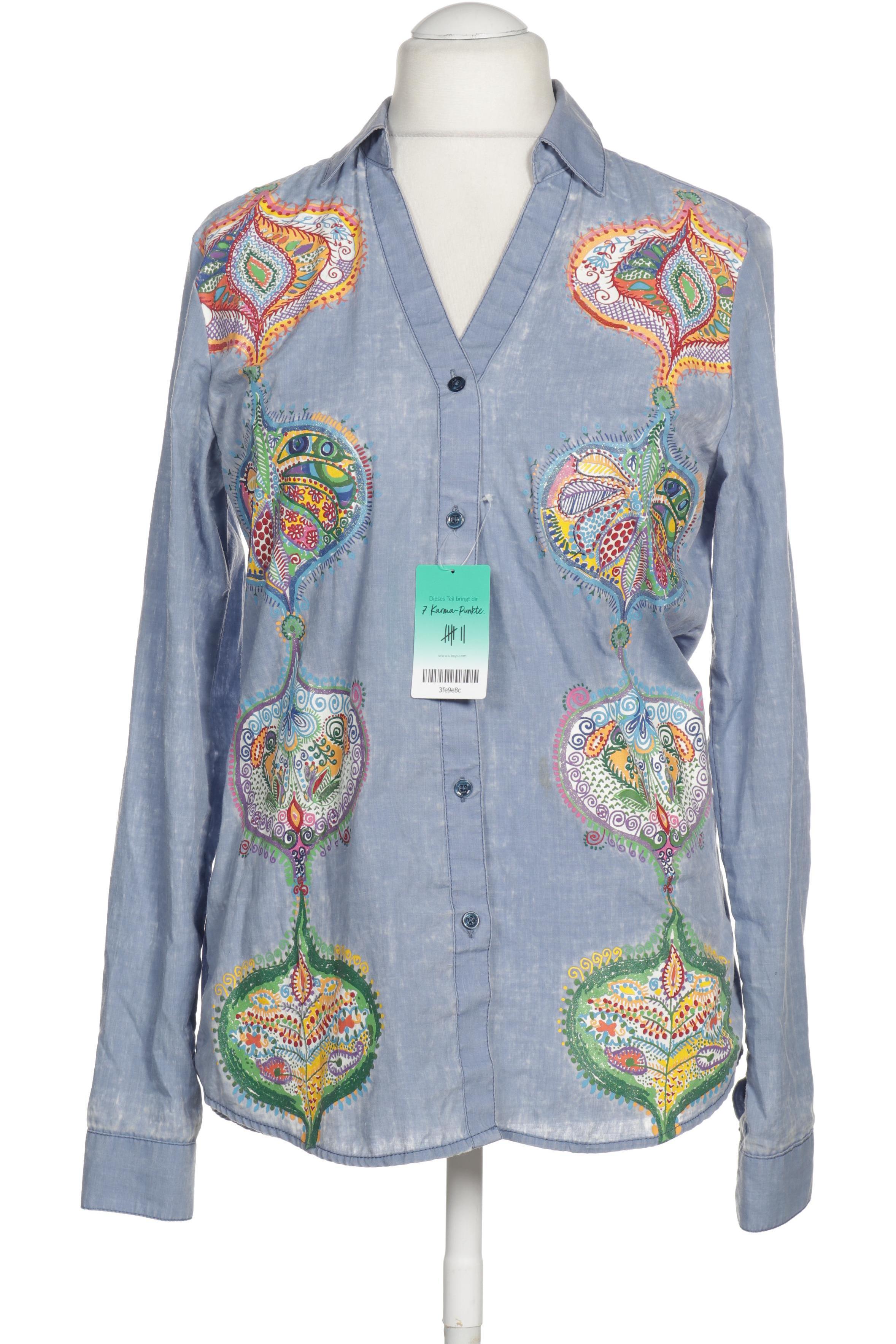 

Desigual Damen Bluse, blau, Gr.