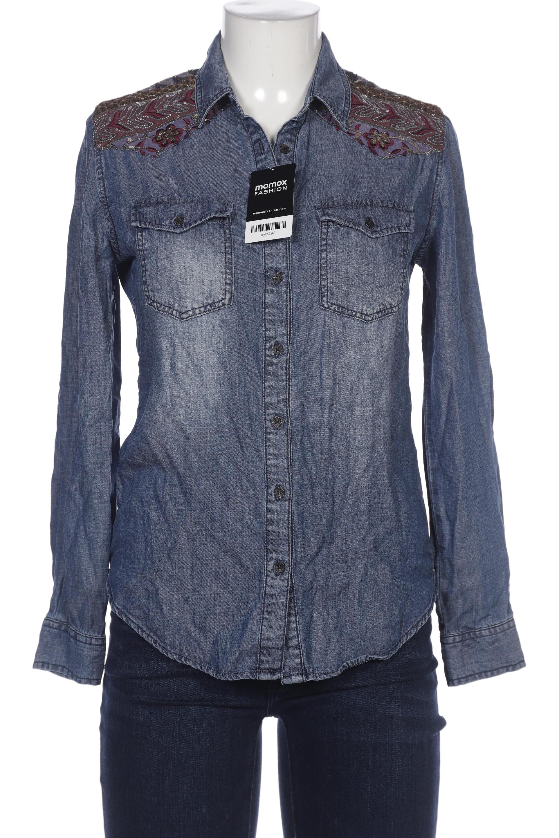 

Desigual Damen Bluse, blau, Gr. 38