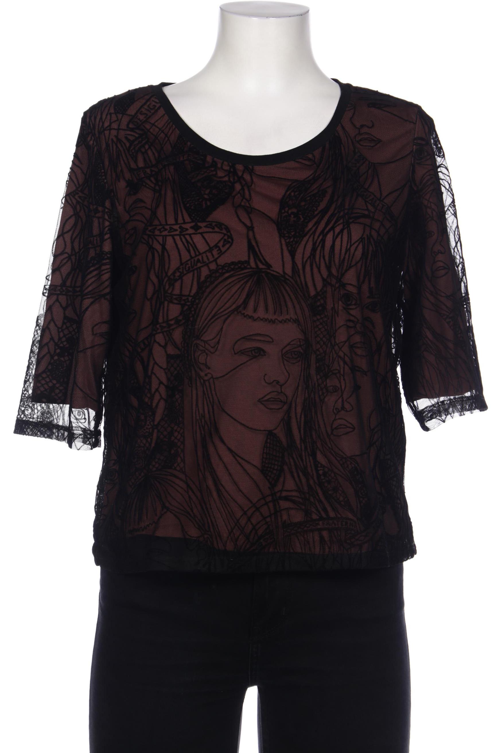 

Desigual Damen Bluse, schwarz, Gr. 38