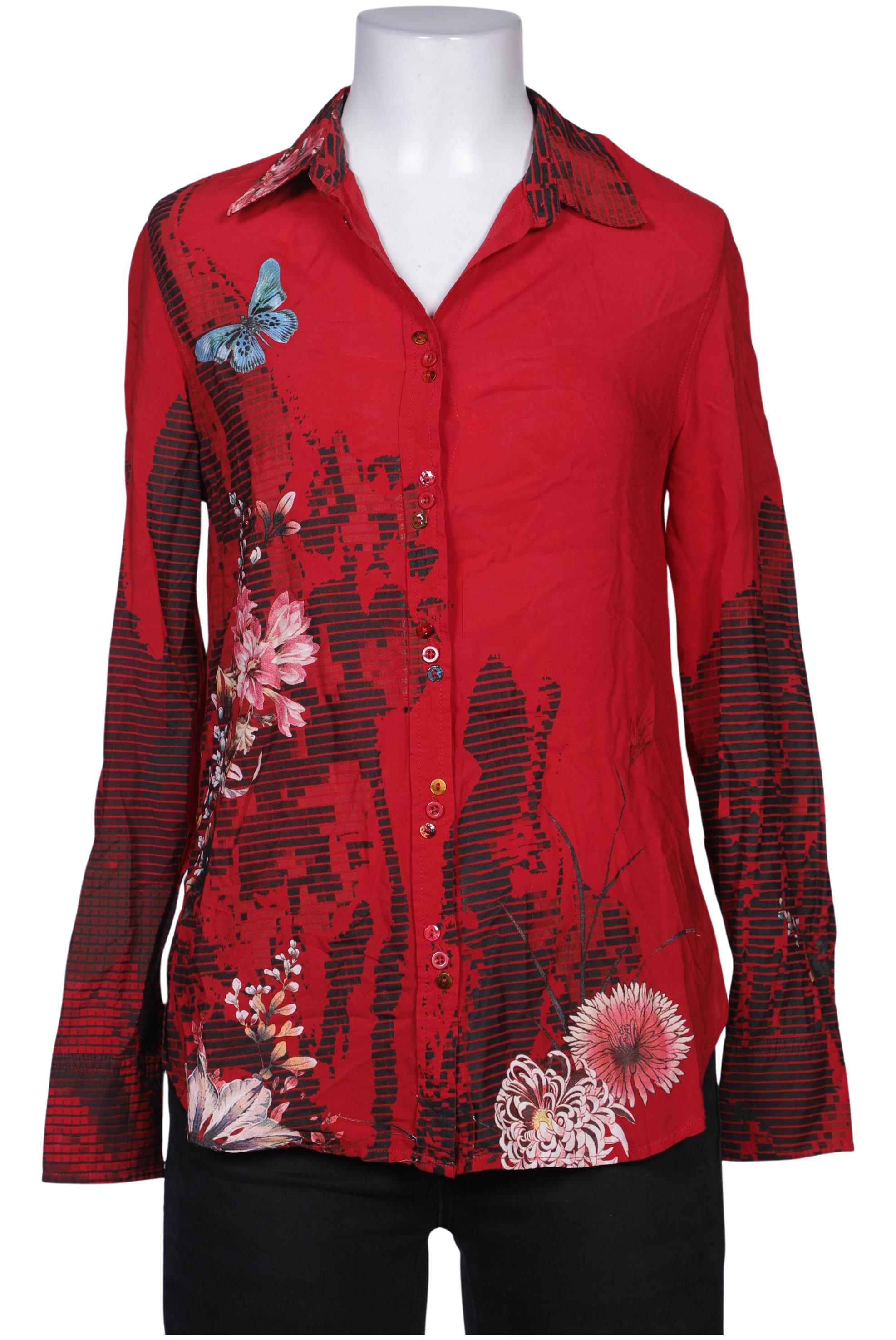 

Desigual Damen Bluse, rot, Gr. 34
