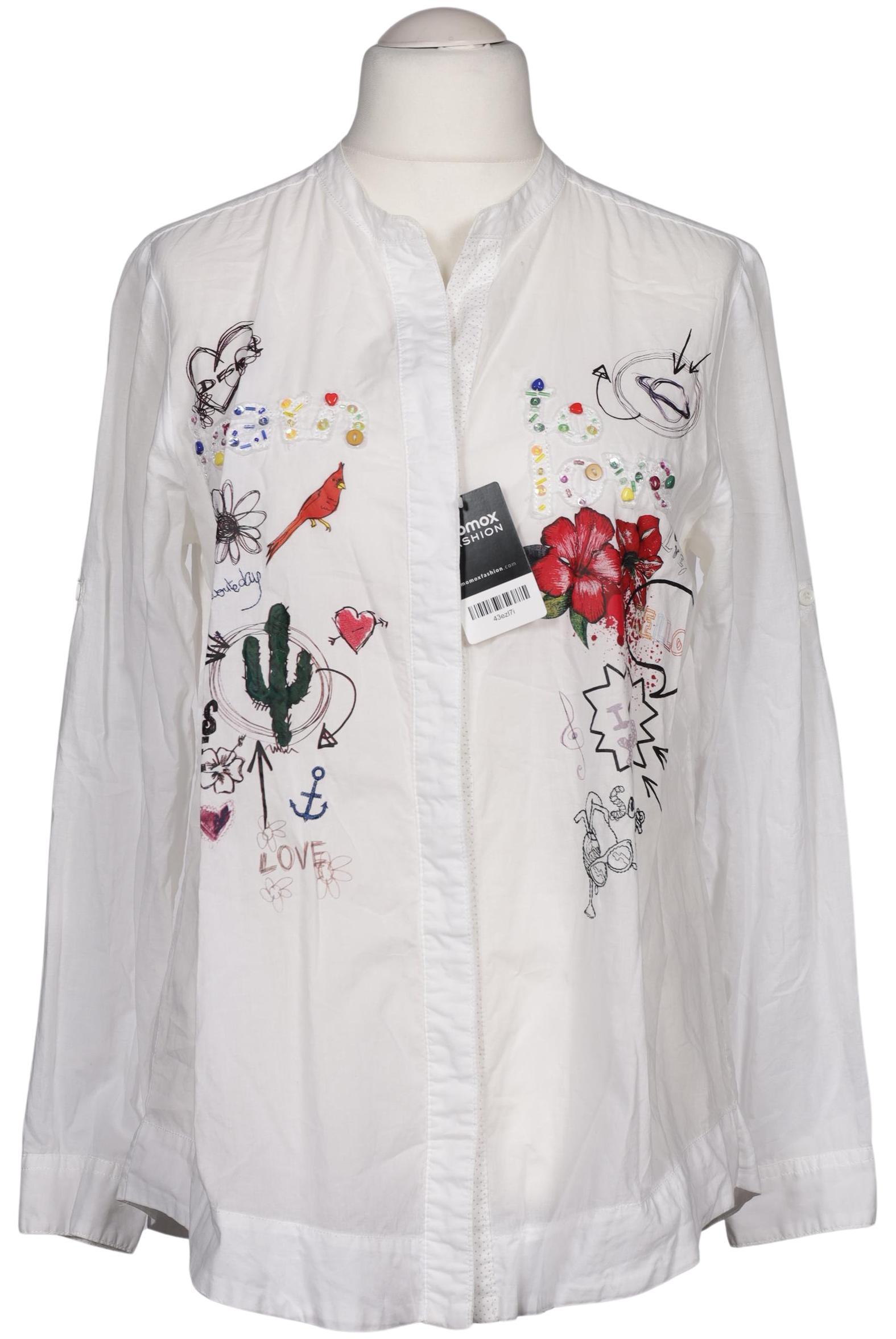 

Desigual Damen Bluse, weiß, Gr. 42