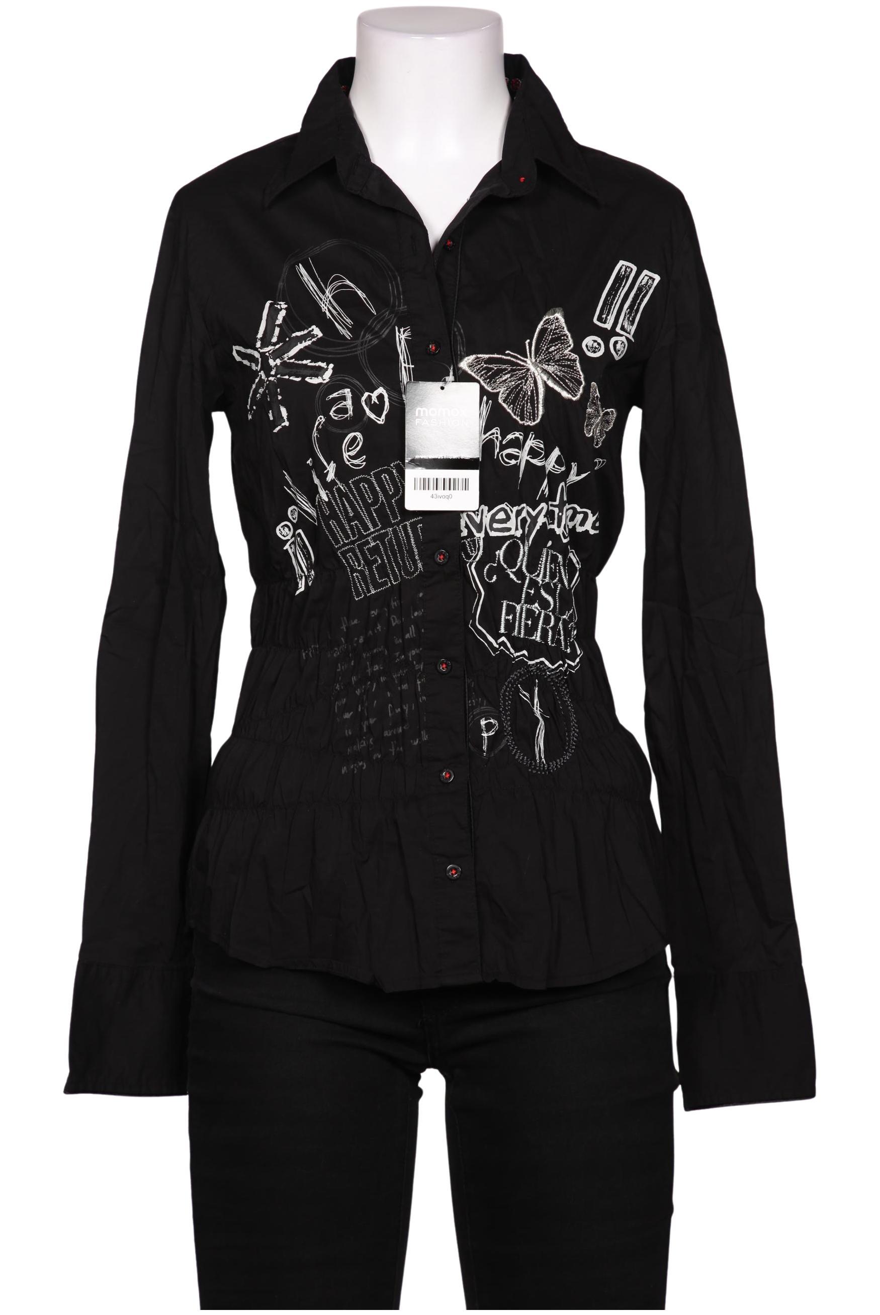 

Desigual Damen Bluse, schwarz, Gr. 38