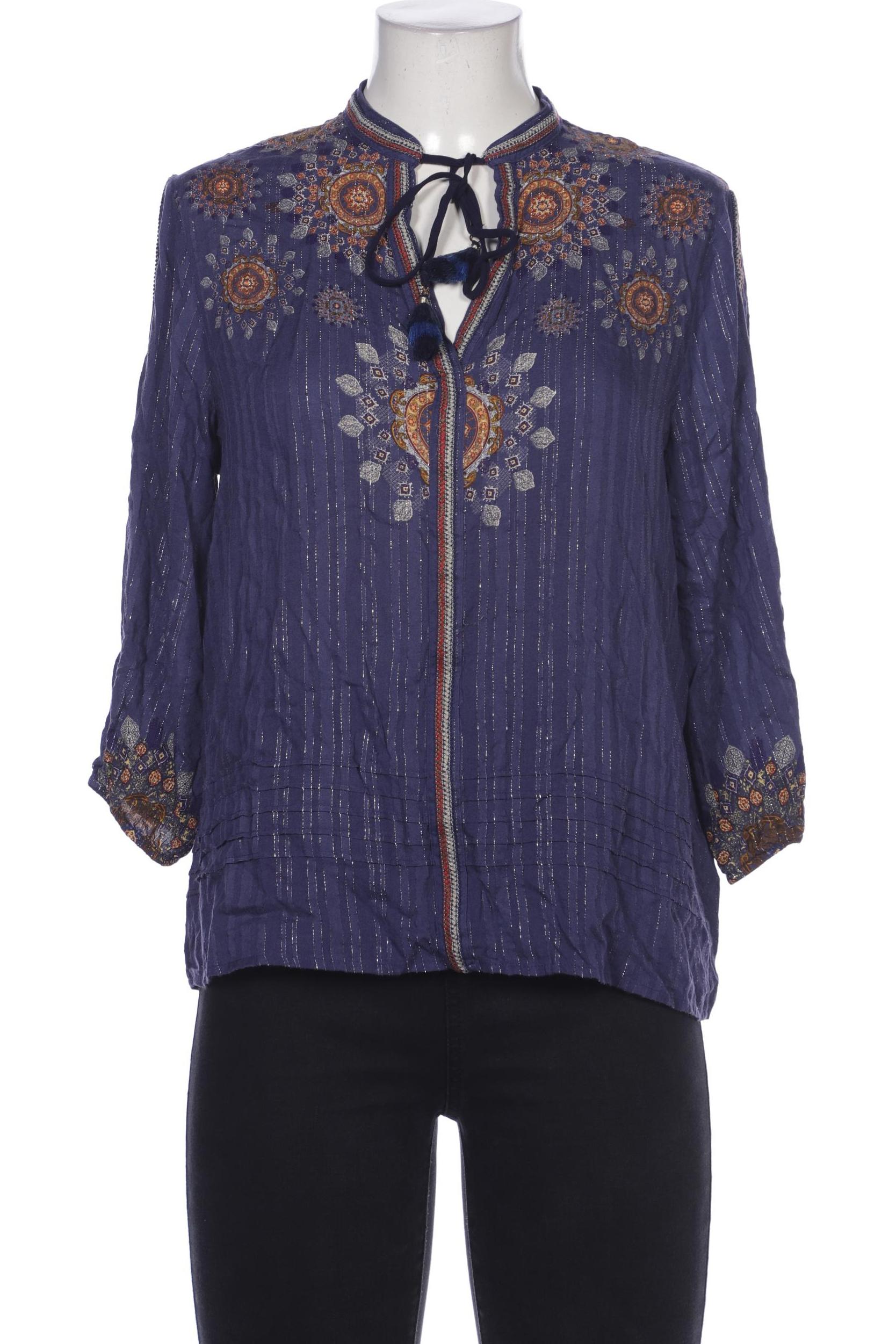 

Desigual Damen Bluse, marineblau, Gr. 42