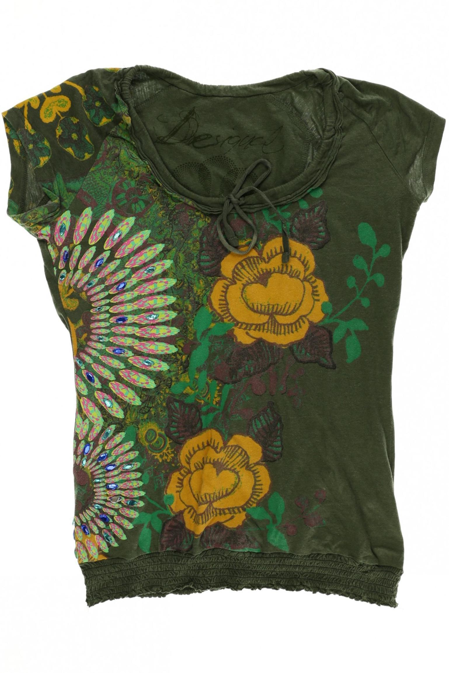 

Desigual Damen T-Shirt, grün, Gr.