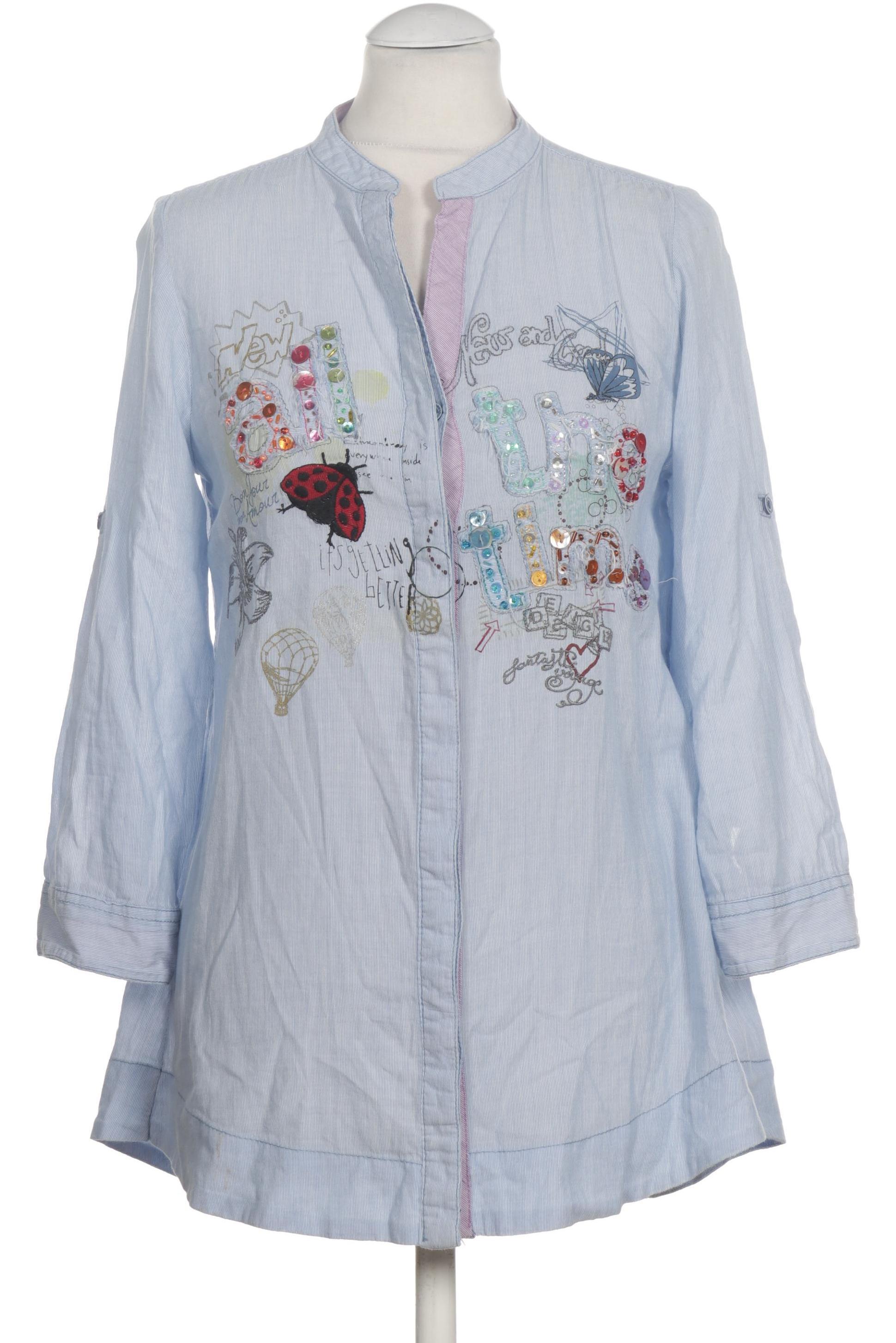 

Desigual Damen Bluse, blau, Gr.