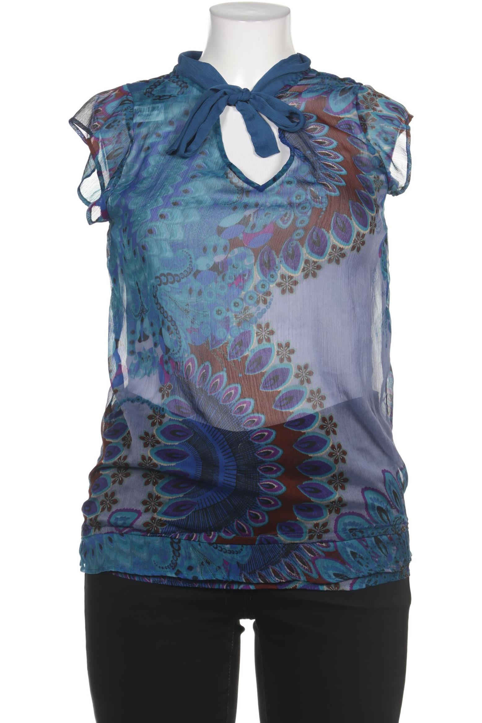

Desigual Damen Bluse, blau, Gr. 44