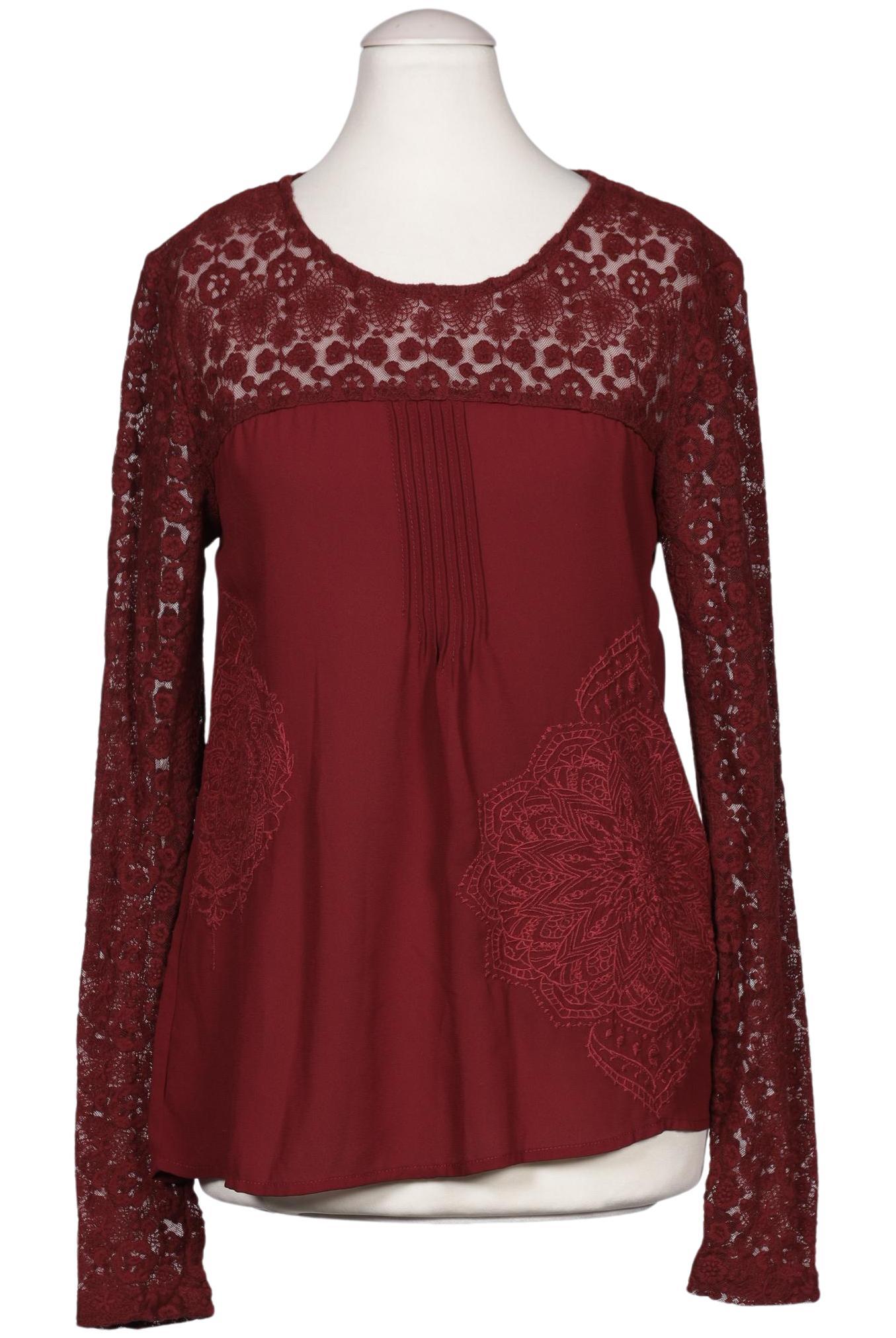 

Desigual Damen Bluse, bordeaux, Gr. 34