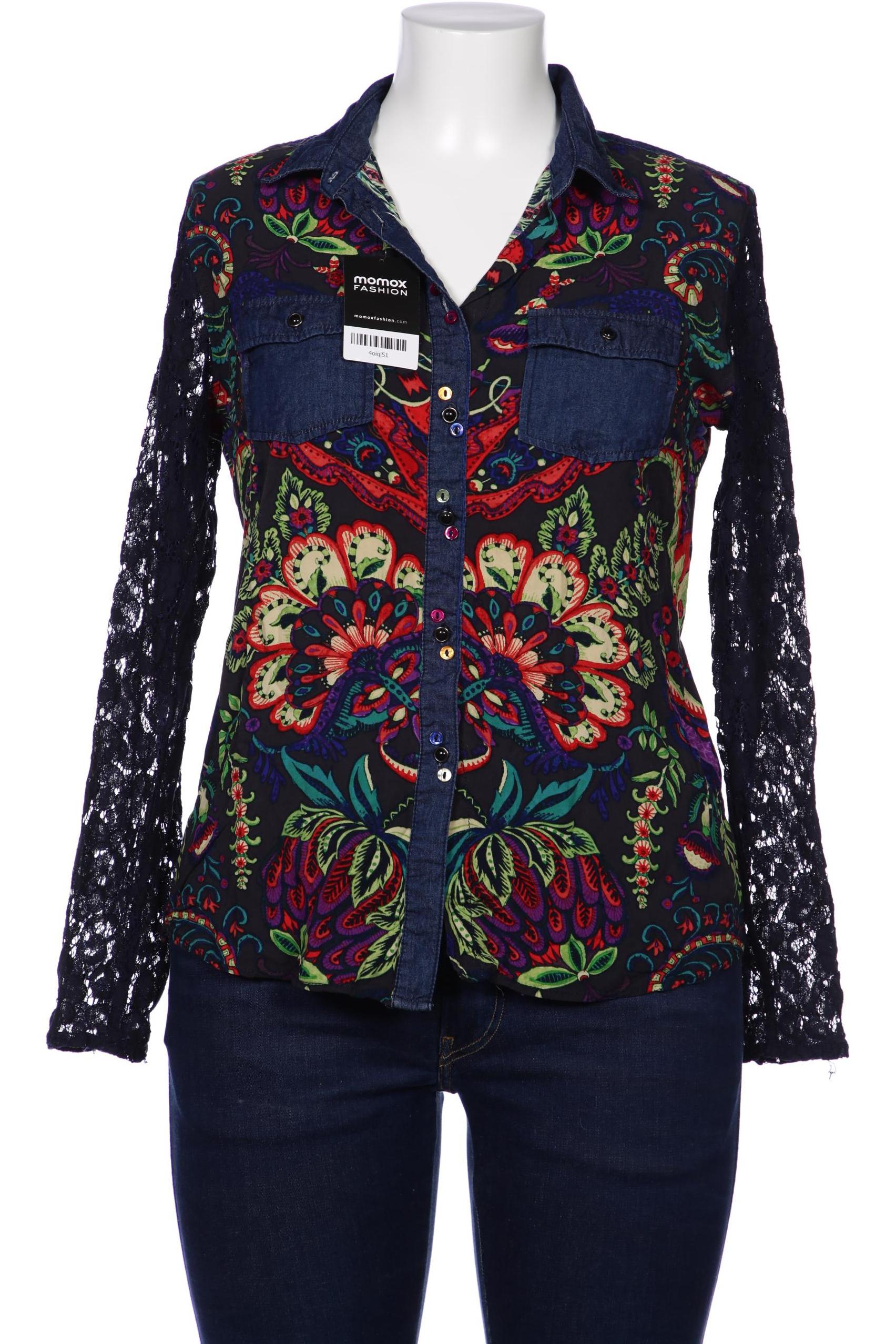

Desigual Damen Bluse, marineblau, Gr. 44