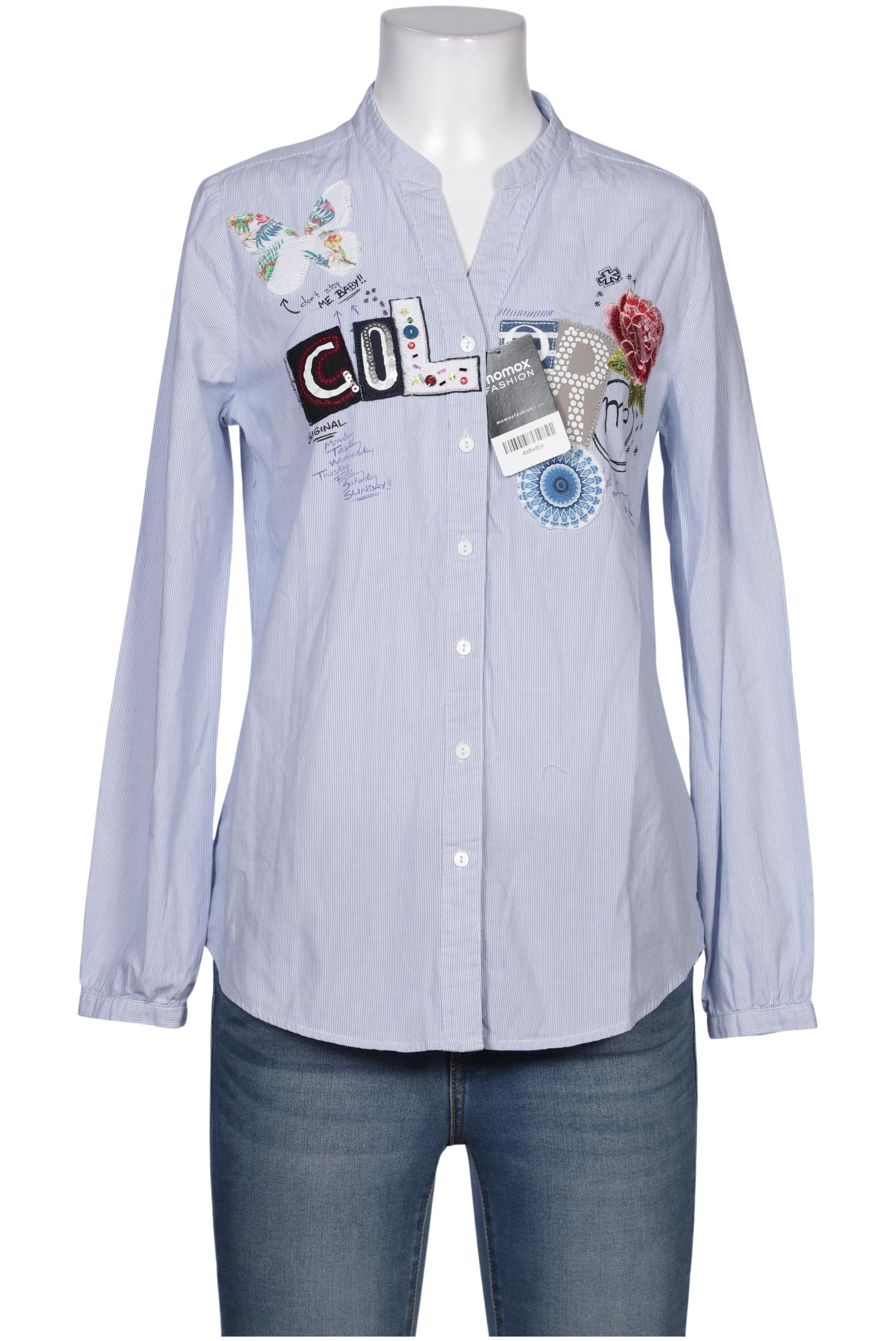 

Desigual Damen Bluse, hellblau, Gr. 36