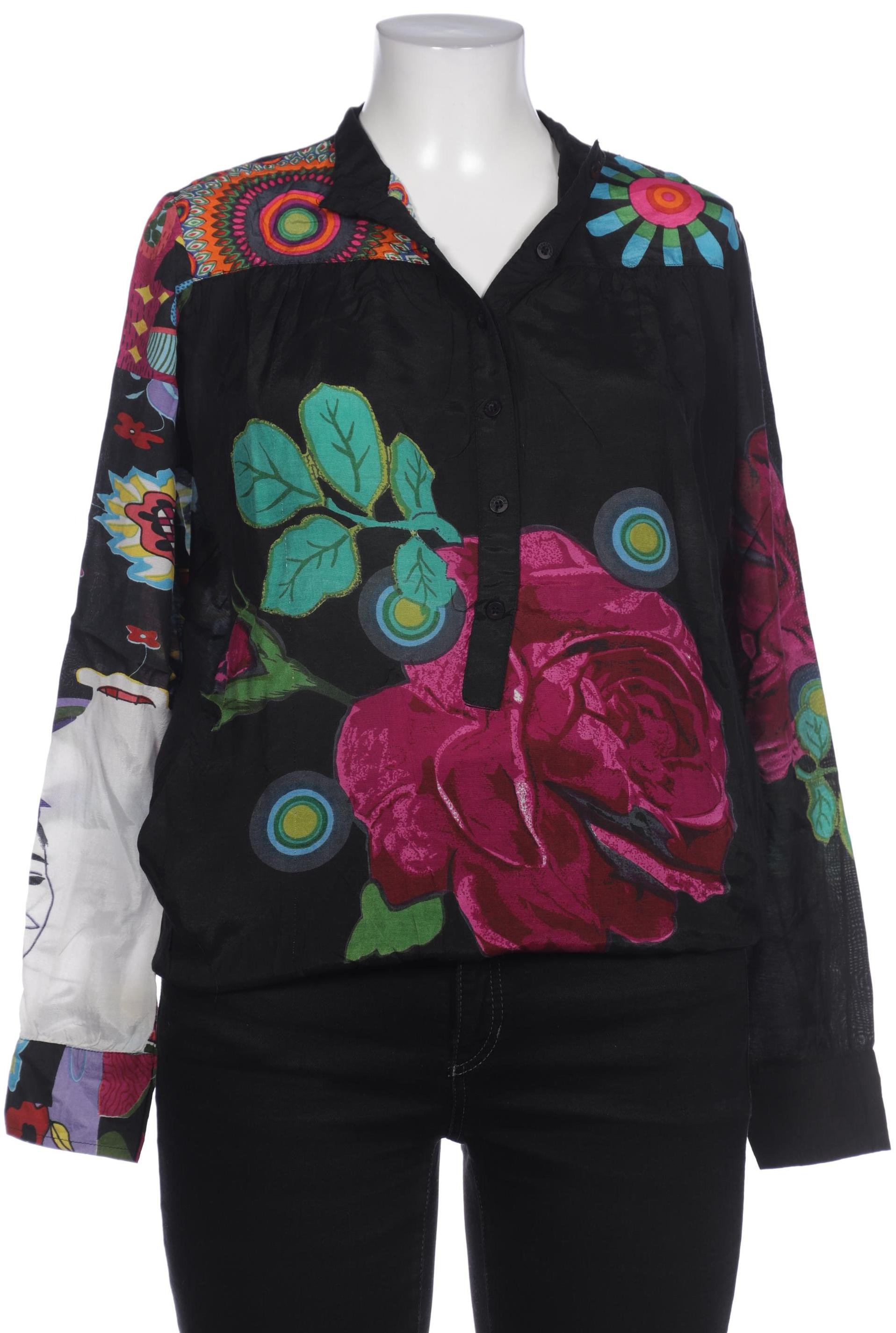 

Desigual Damen Bluse, schwarz, Gr. 42