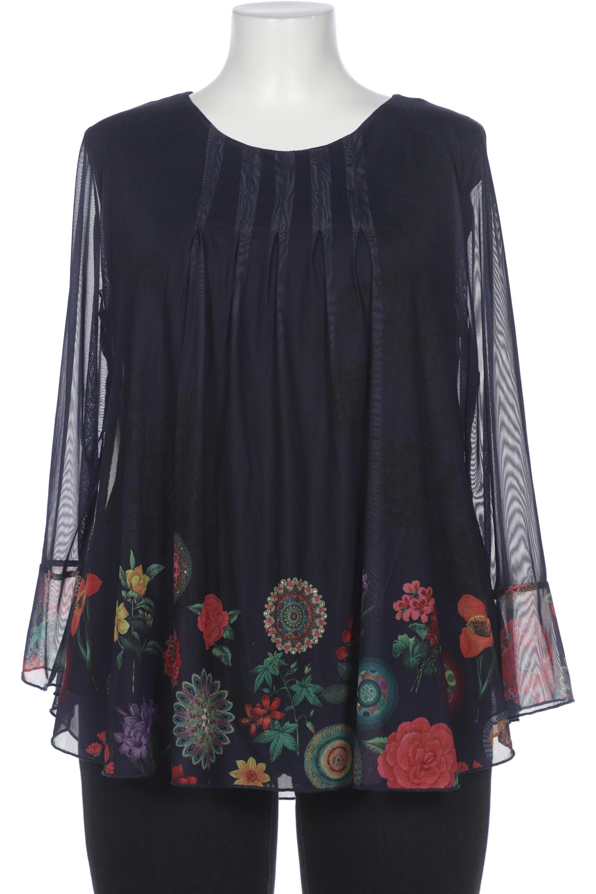 

Desigual Damen Bluse, marineblau, Gr. 44