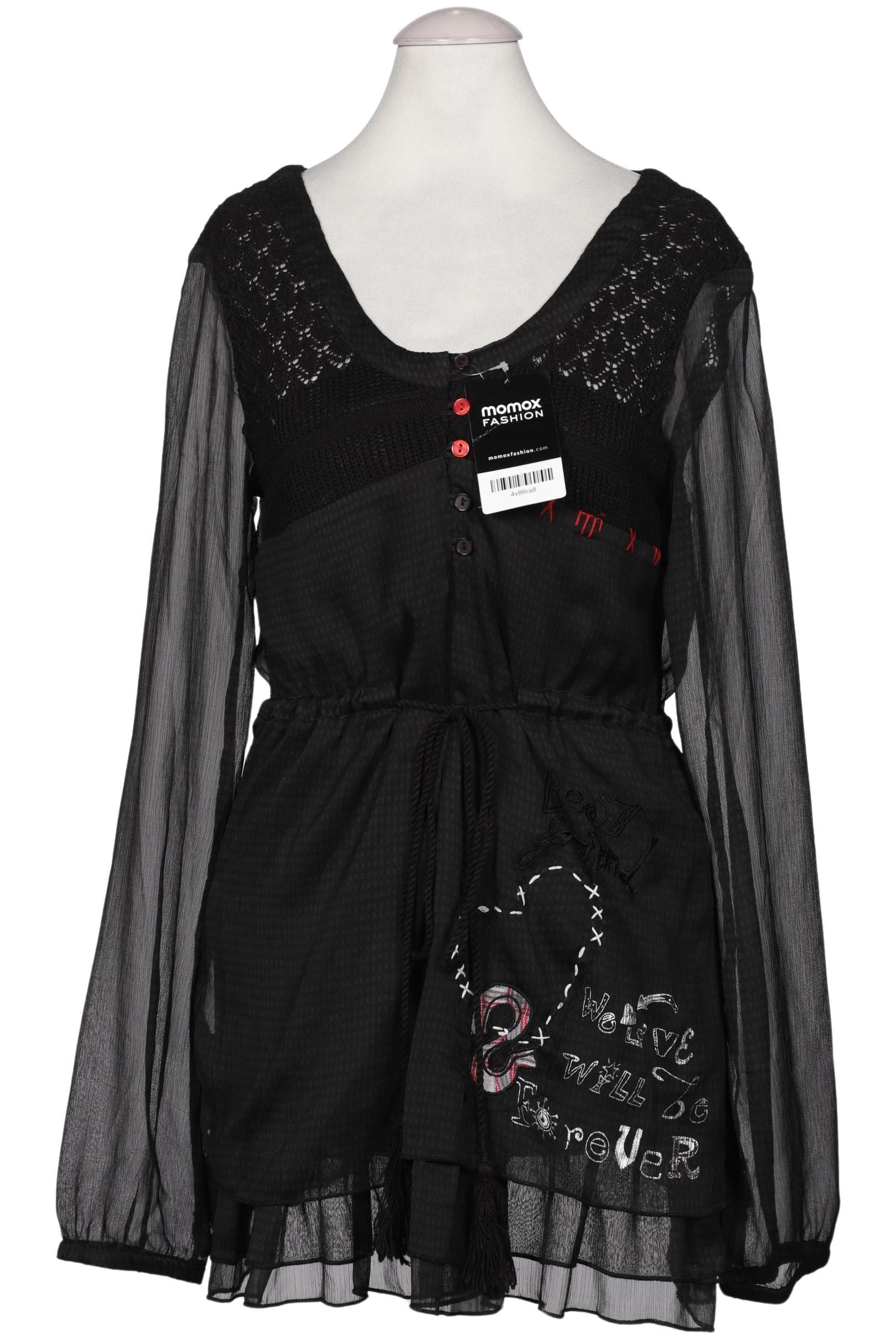 

Desigual Damen Bluse, schwarz, Gr. 36