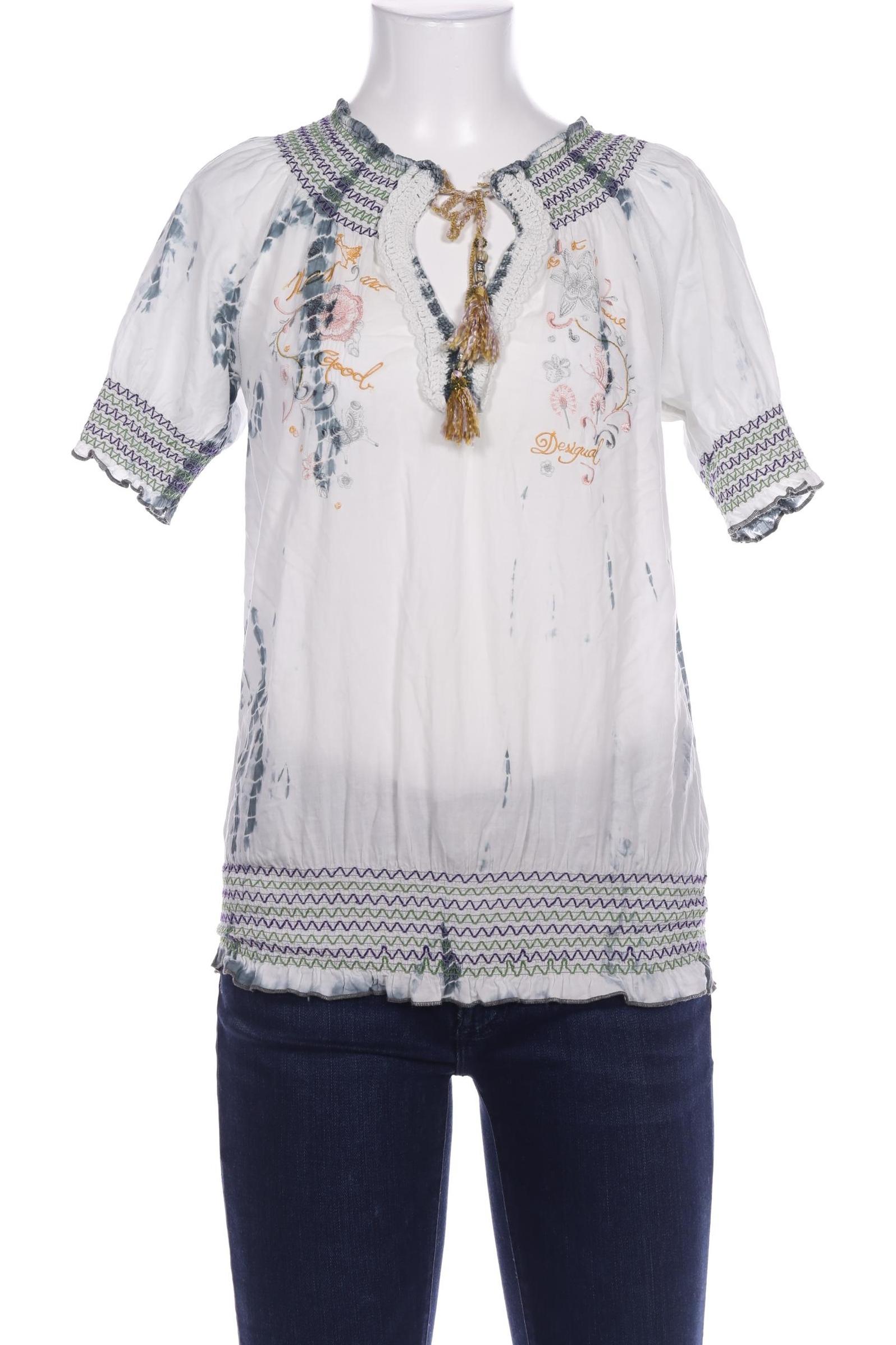 

Desigual Damen Bluse, weiß, Gr. 36