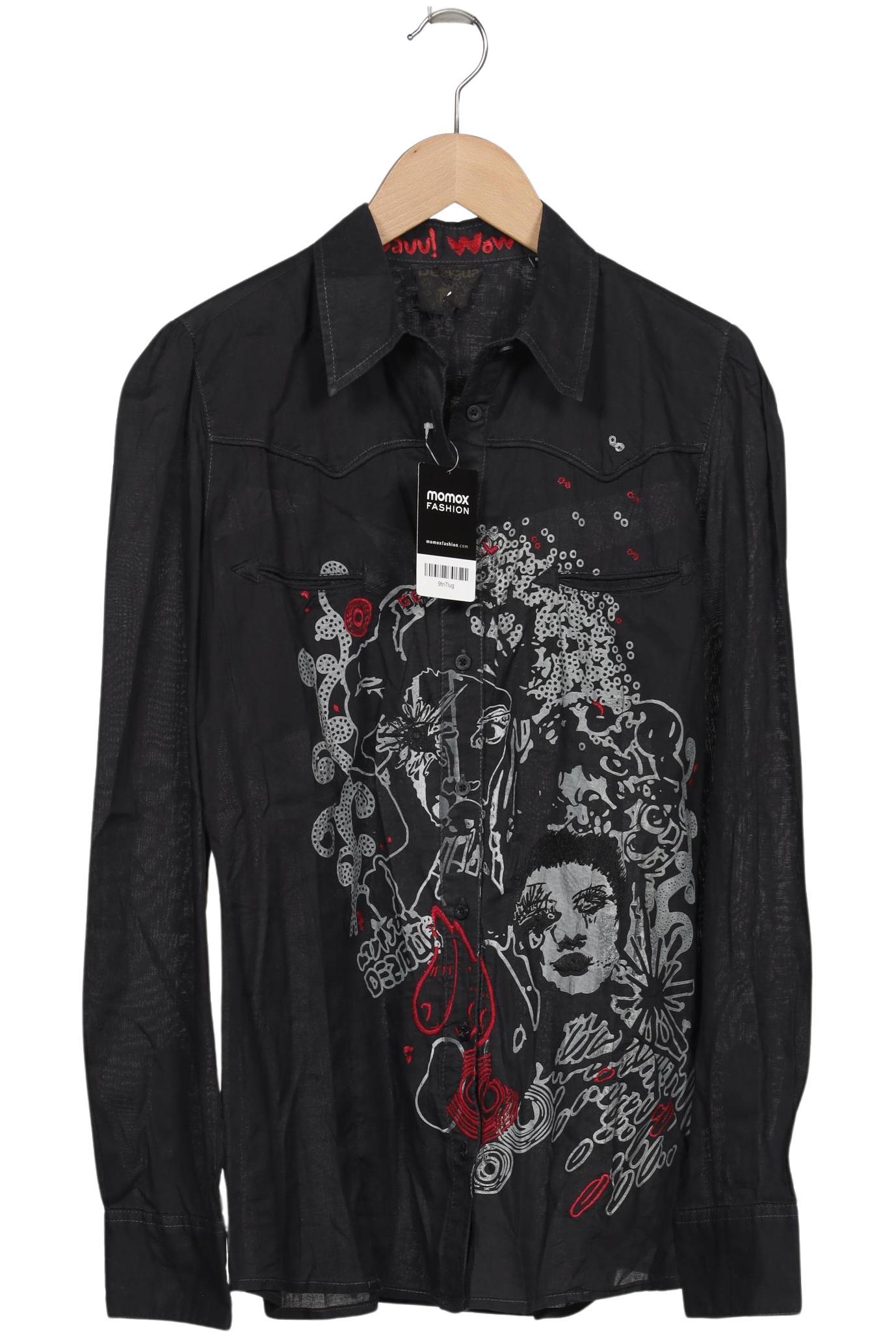 

Desigual Damen Bluse, schwarz, Gr. 40