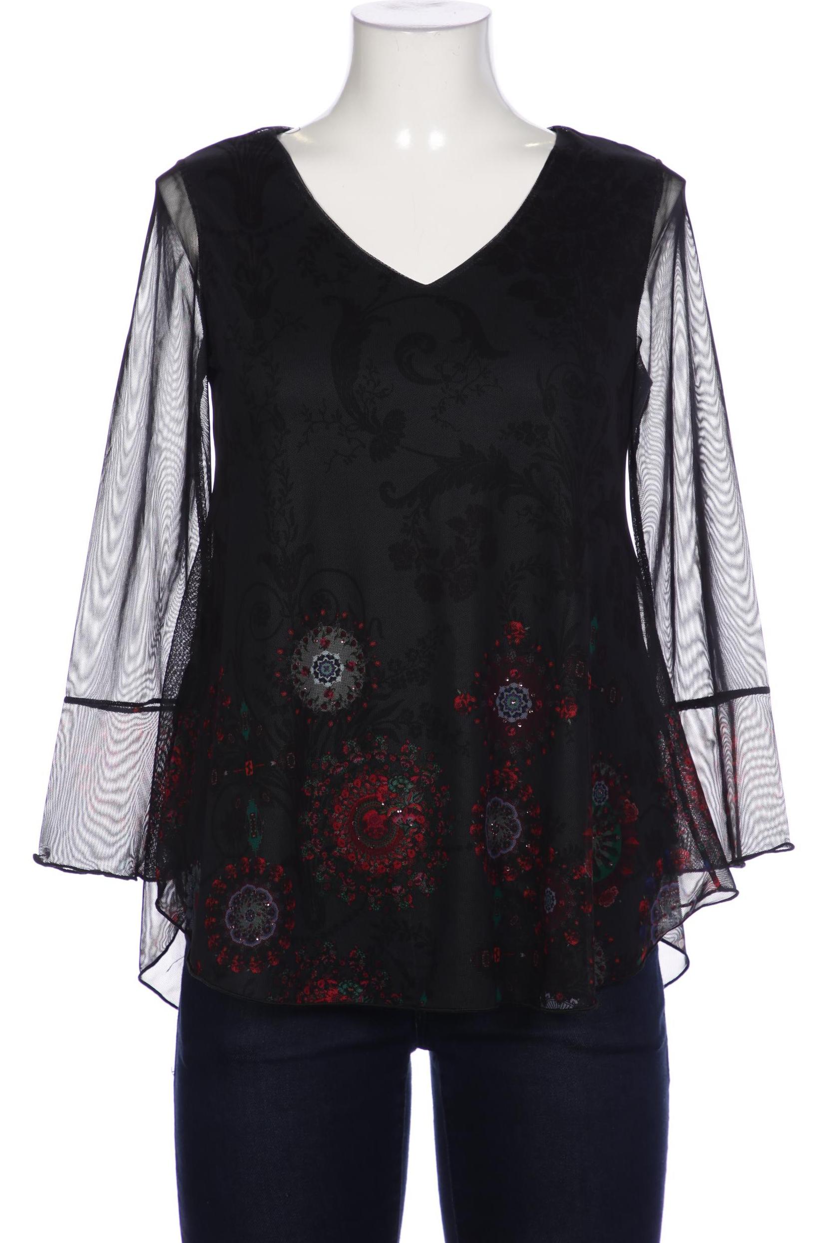 

Desigual Damen Bluse, schwarz, Gr. 38