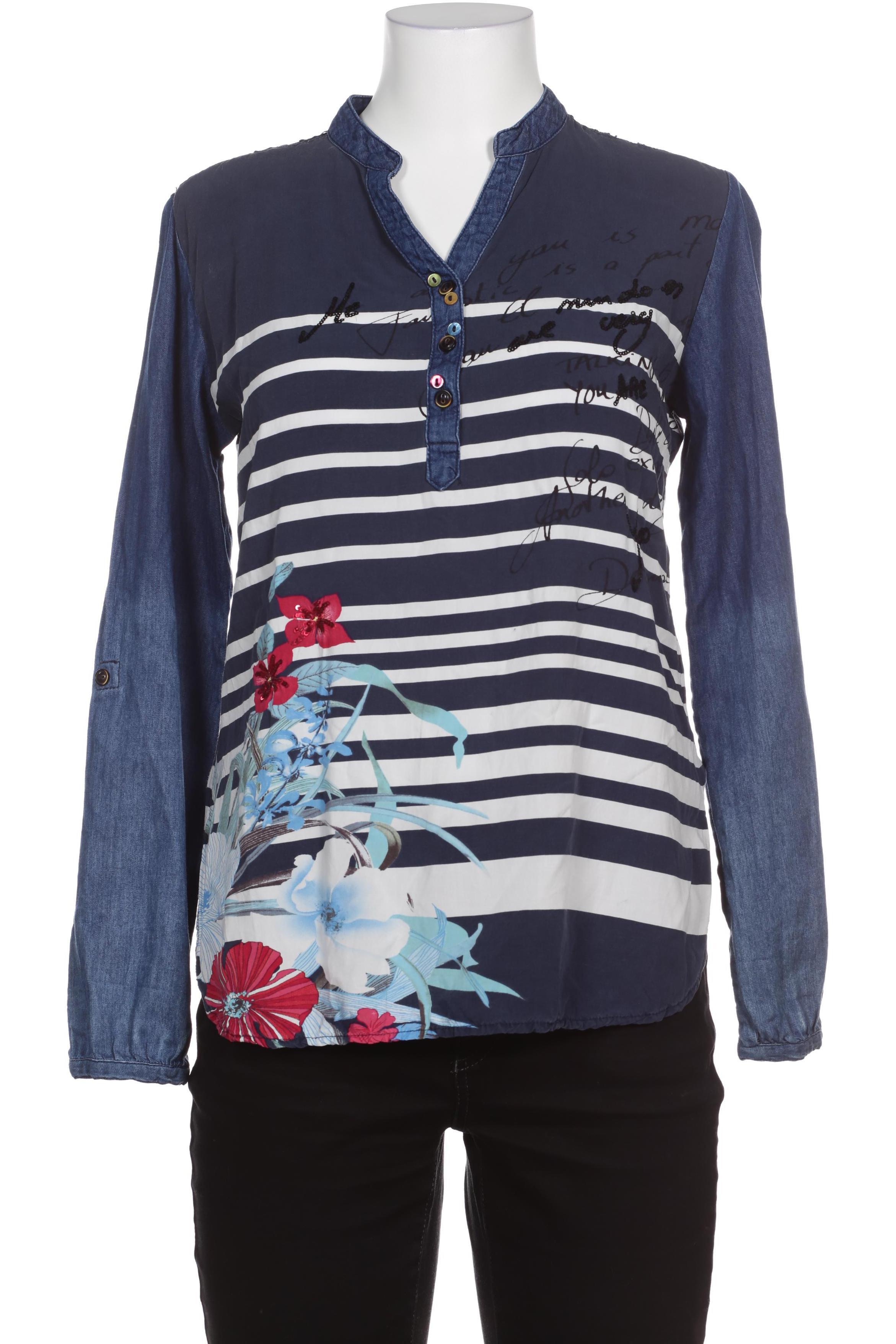 

Desigual Damen Bluse, blau, Gr.