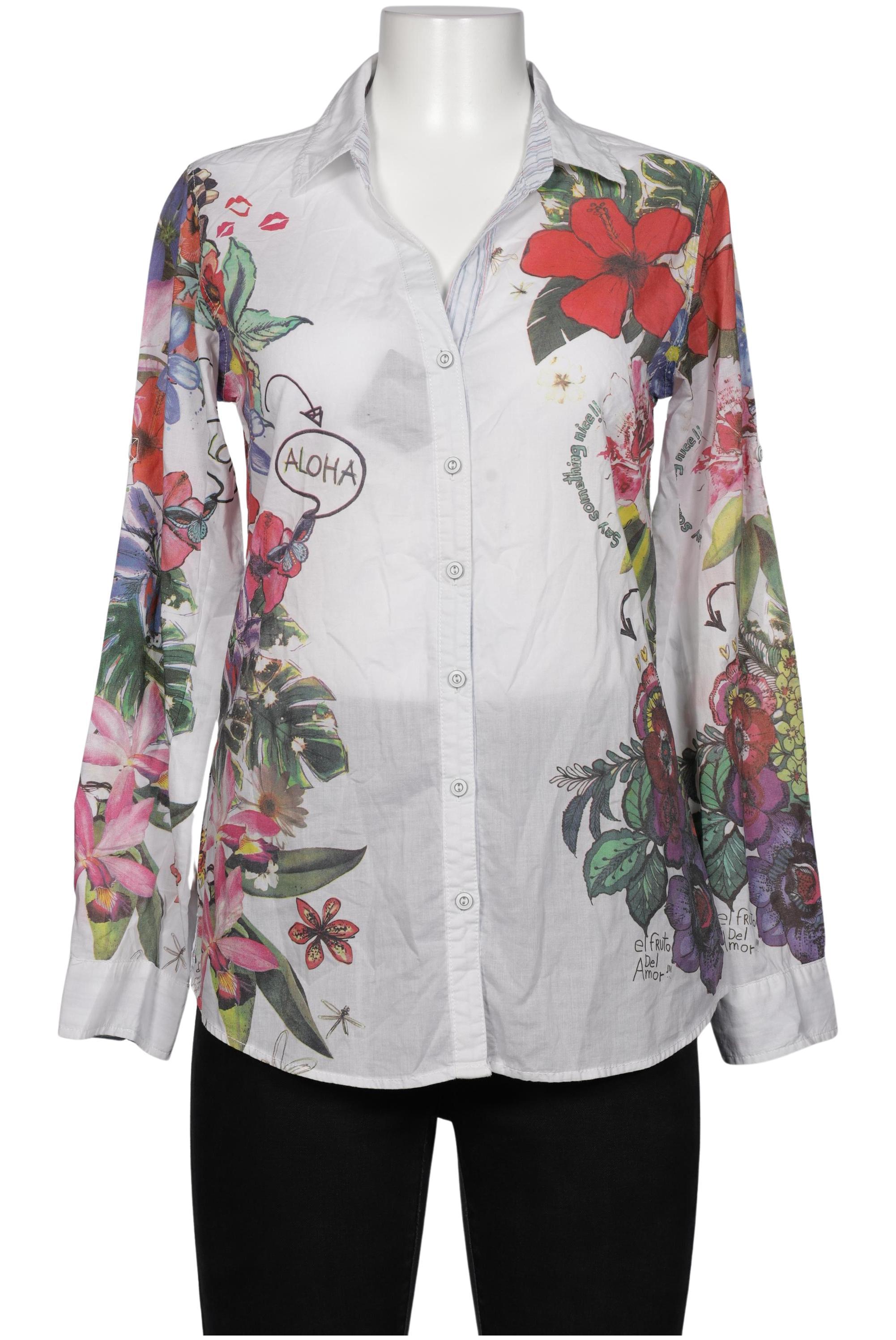 

Desigual Damen Bluse, weiß, Gr. 42