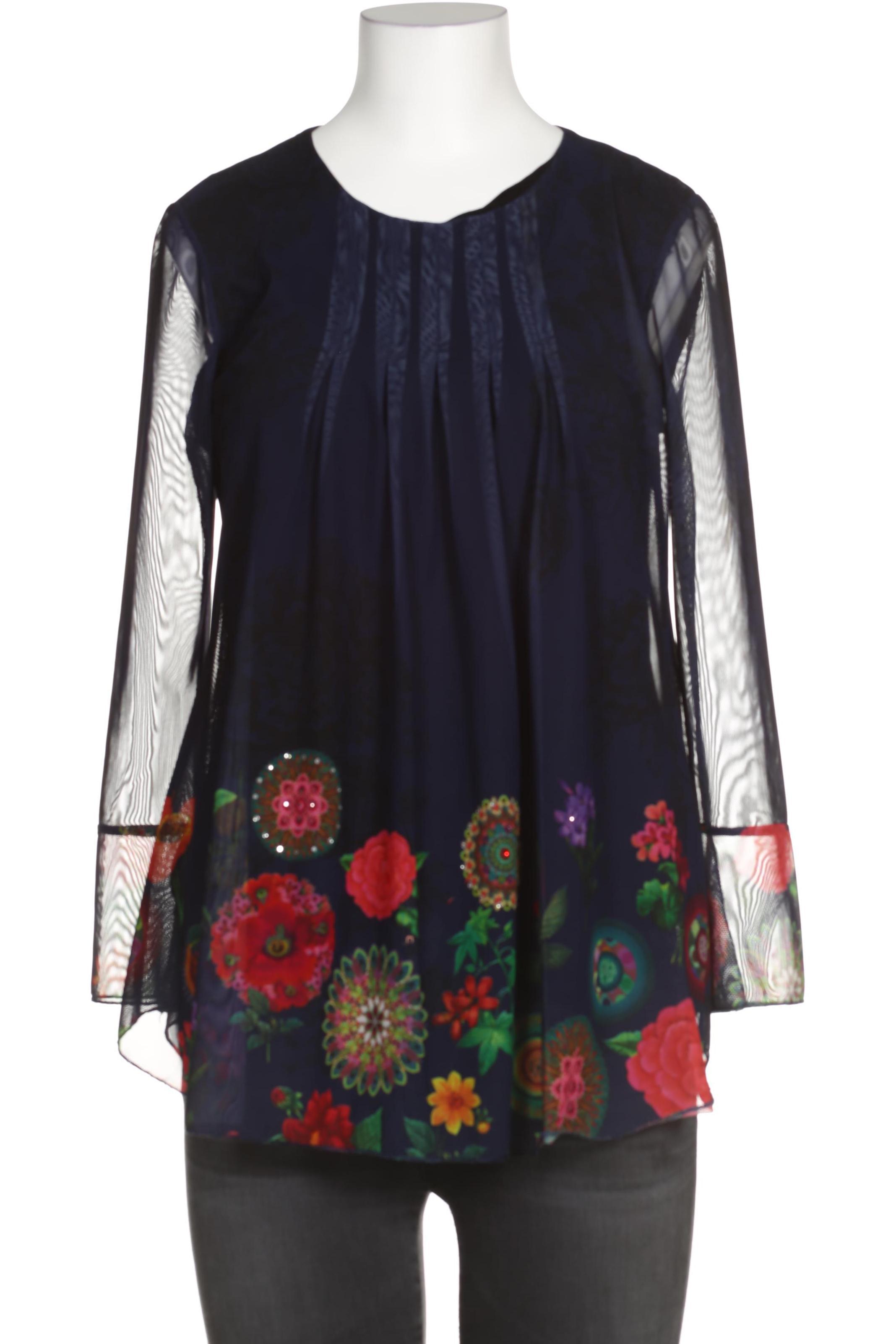 

Desigual Damen Bluse, blau, Gr.