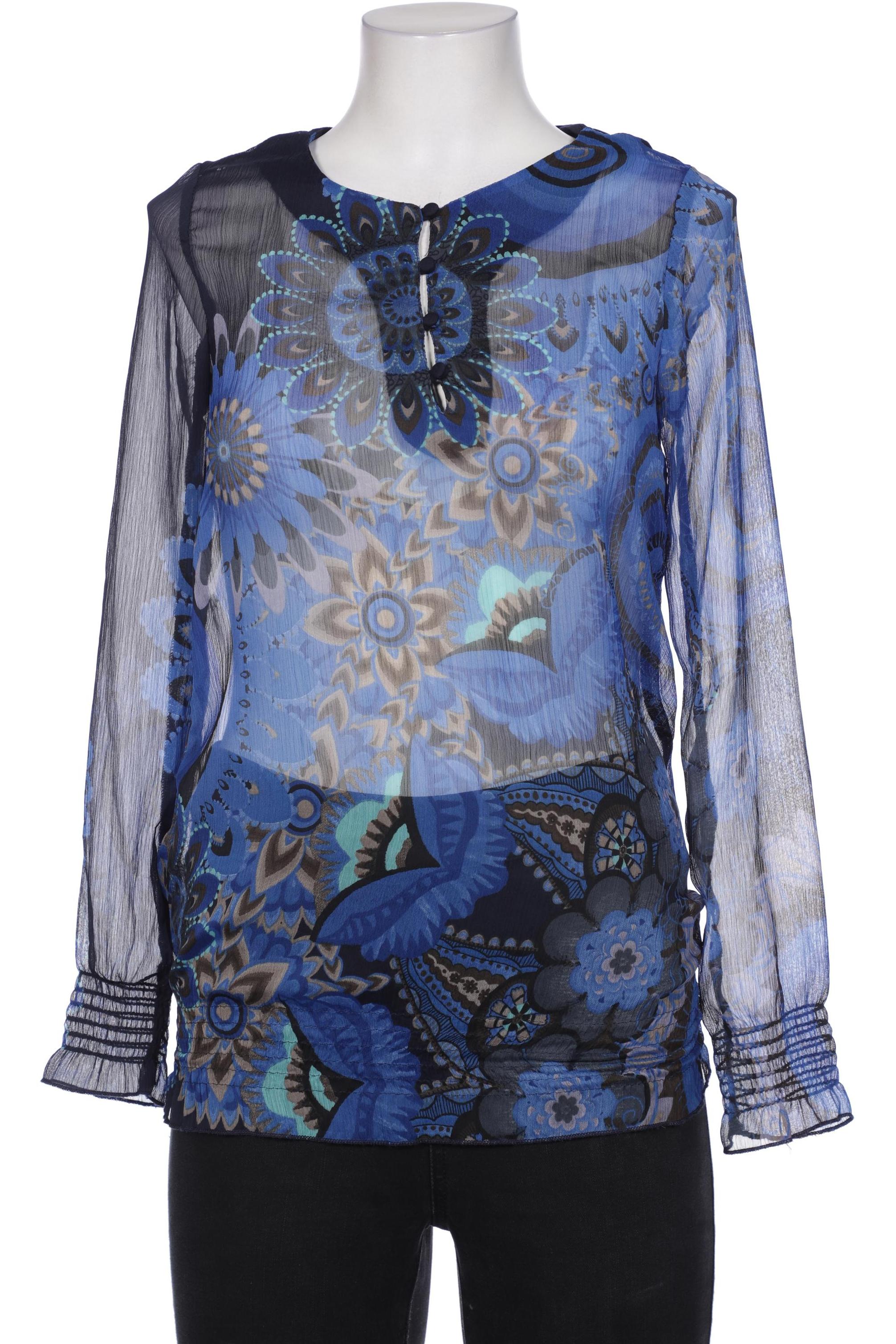 

Desigual Damen Bluse, blau, Gr. 38