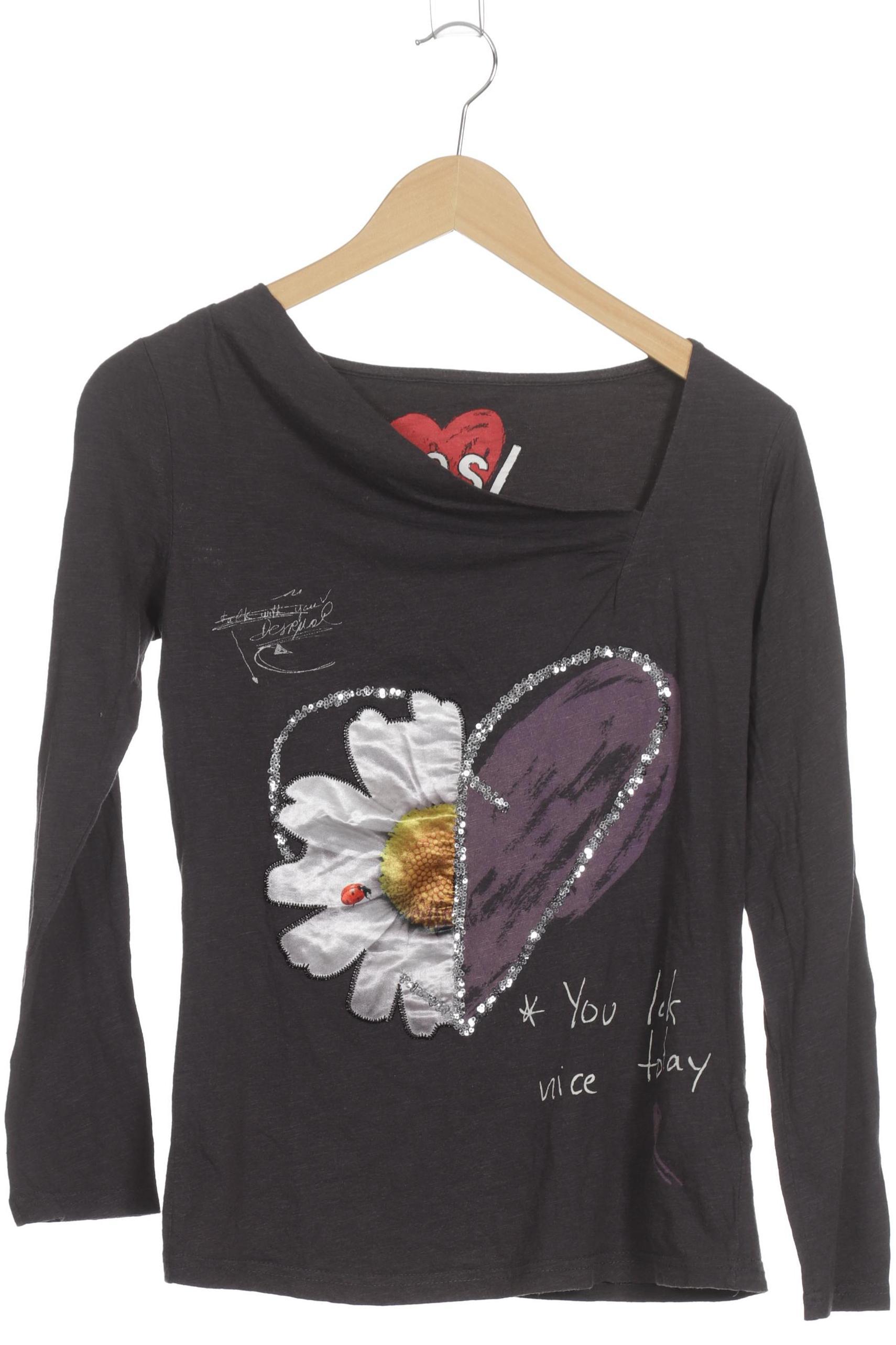 

Desigual Damen Bluse, grau, Gr.