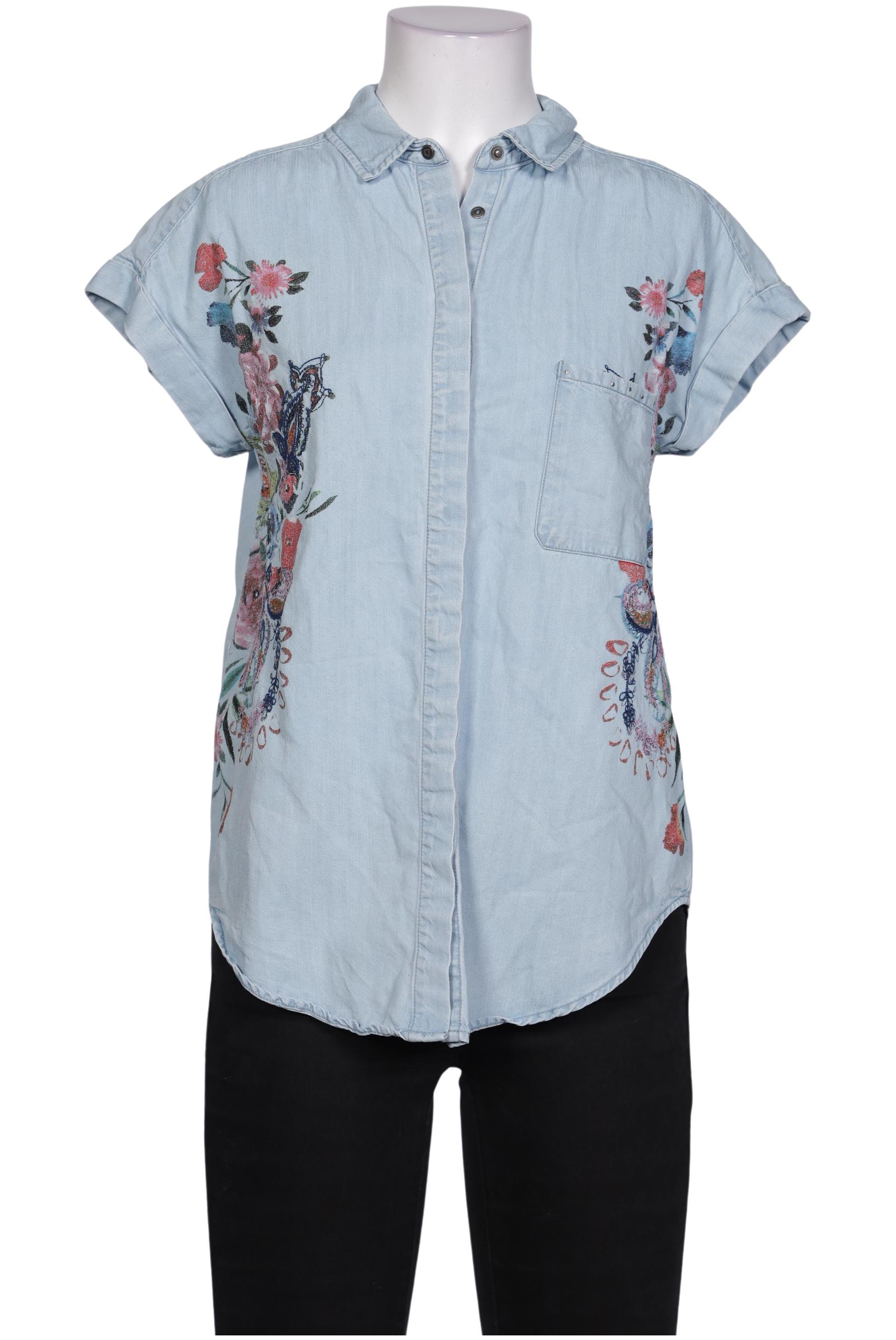 

Desigual Damen Bluse, hellblau, Gr. 36