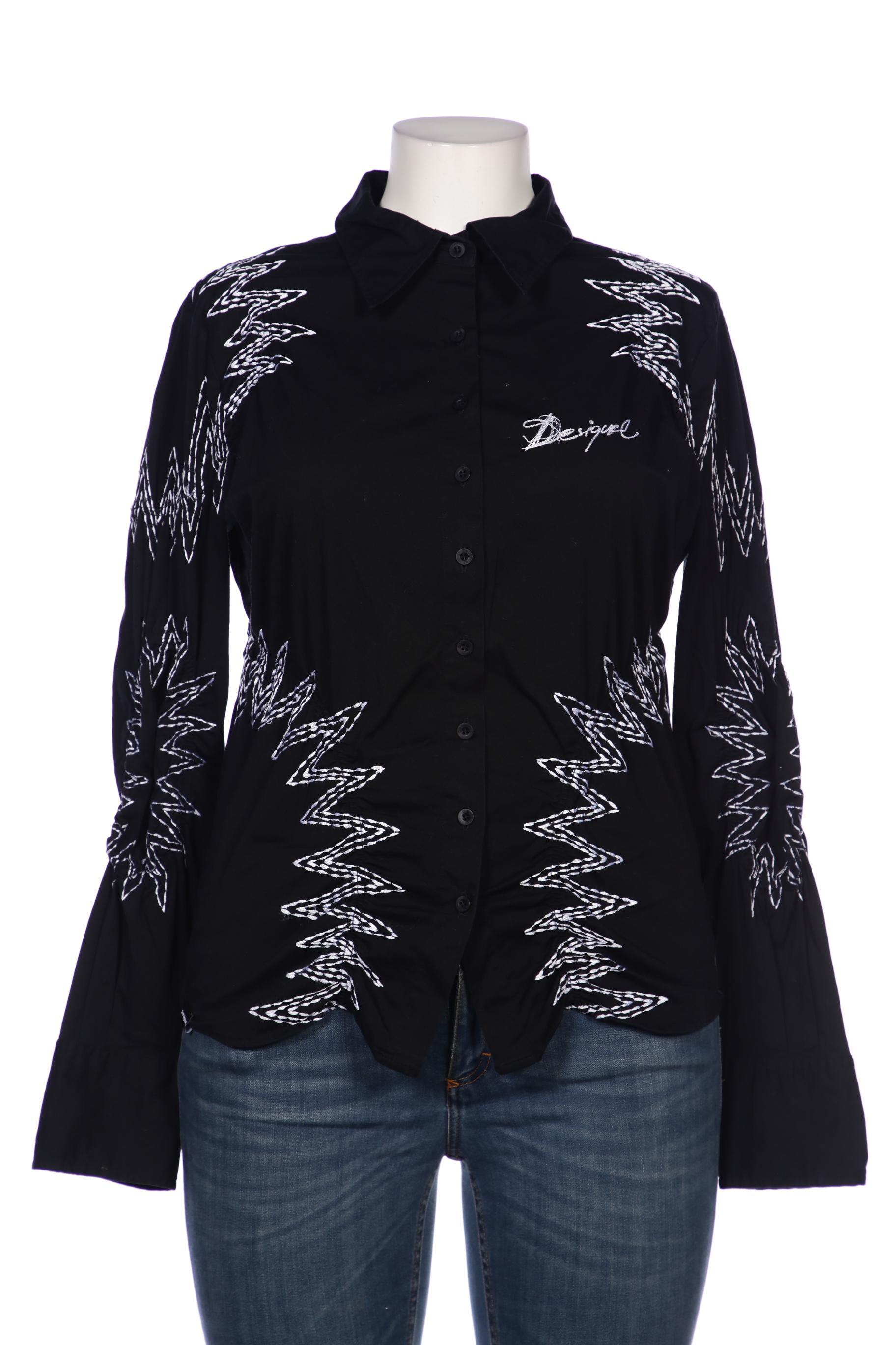 

Desigual Damen Bluse, schwarz, Gr. 44