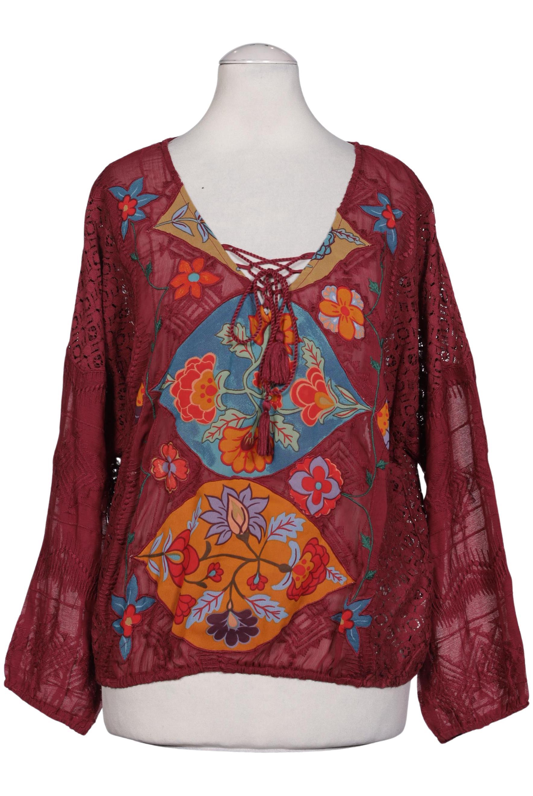

Desigual Damen Bluse, bordeaux, Gr. 34