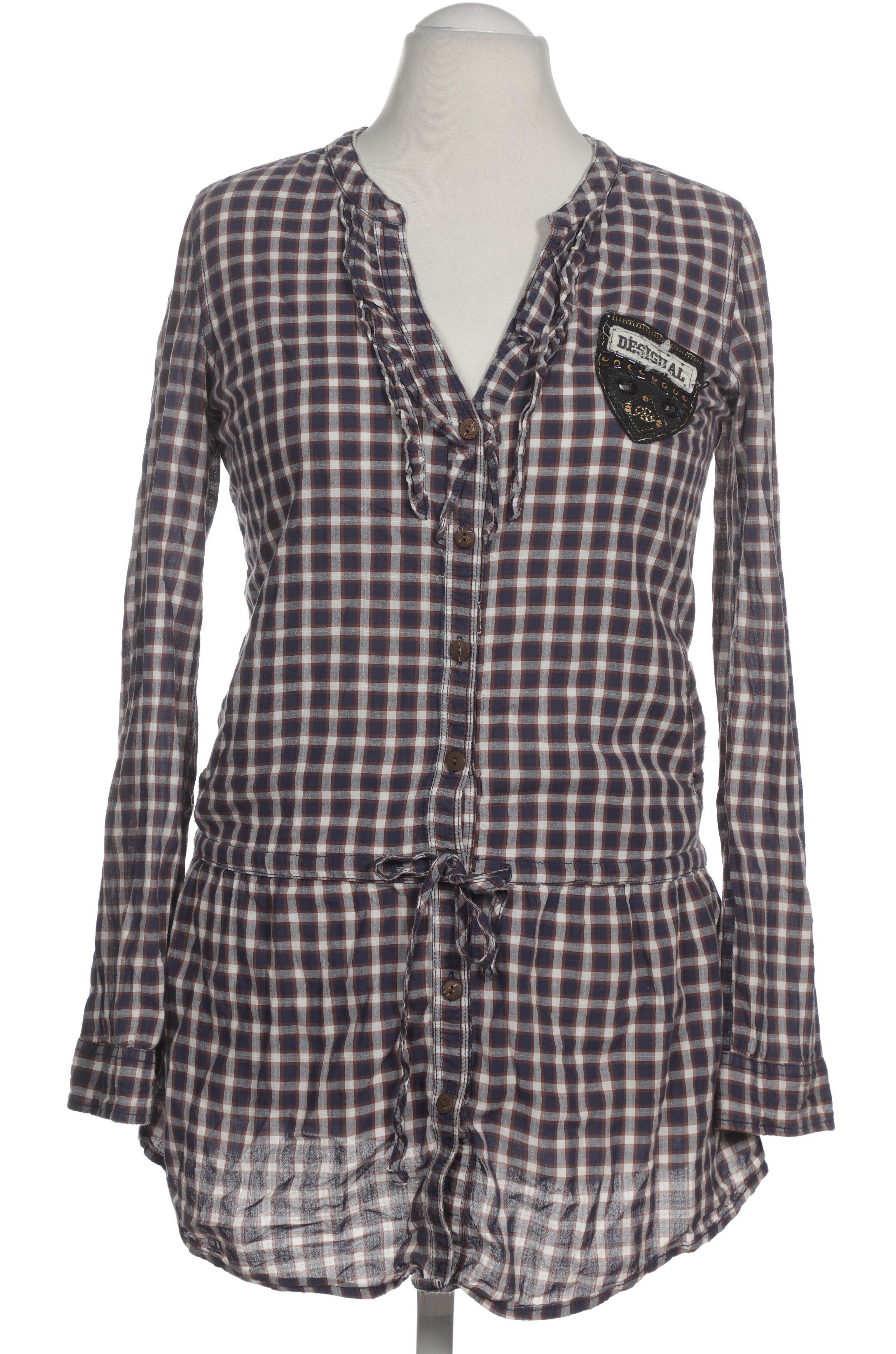 

Desigual Damen Bluse, blau, Gr.