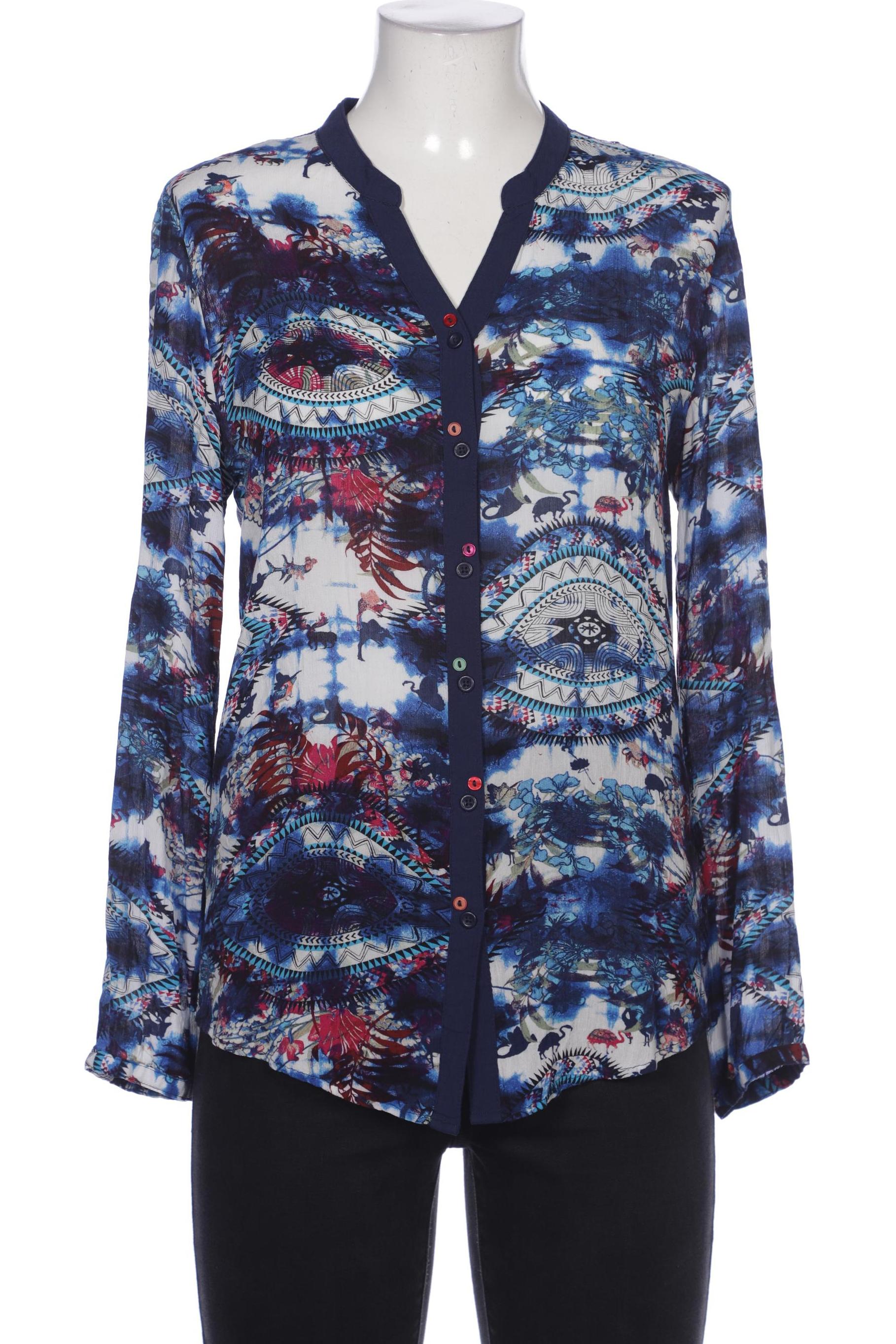 

Desigual Damen Bluse, marineblau, Gr. 42