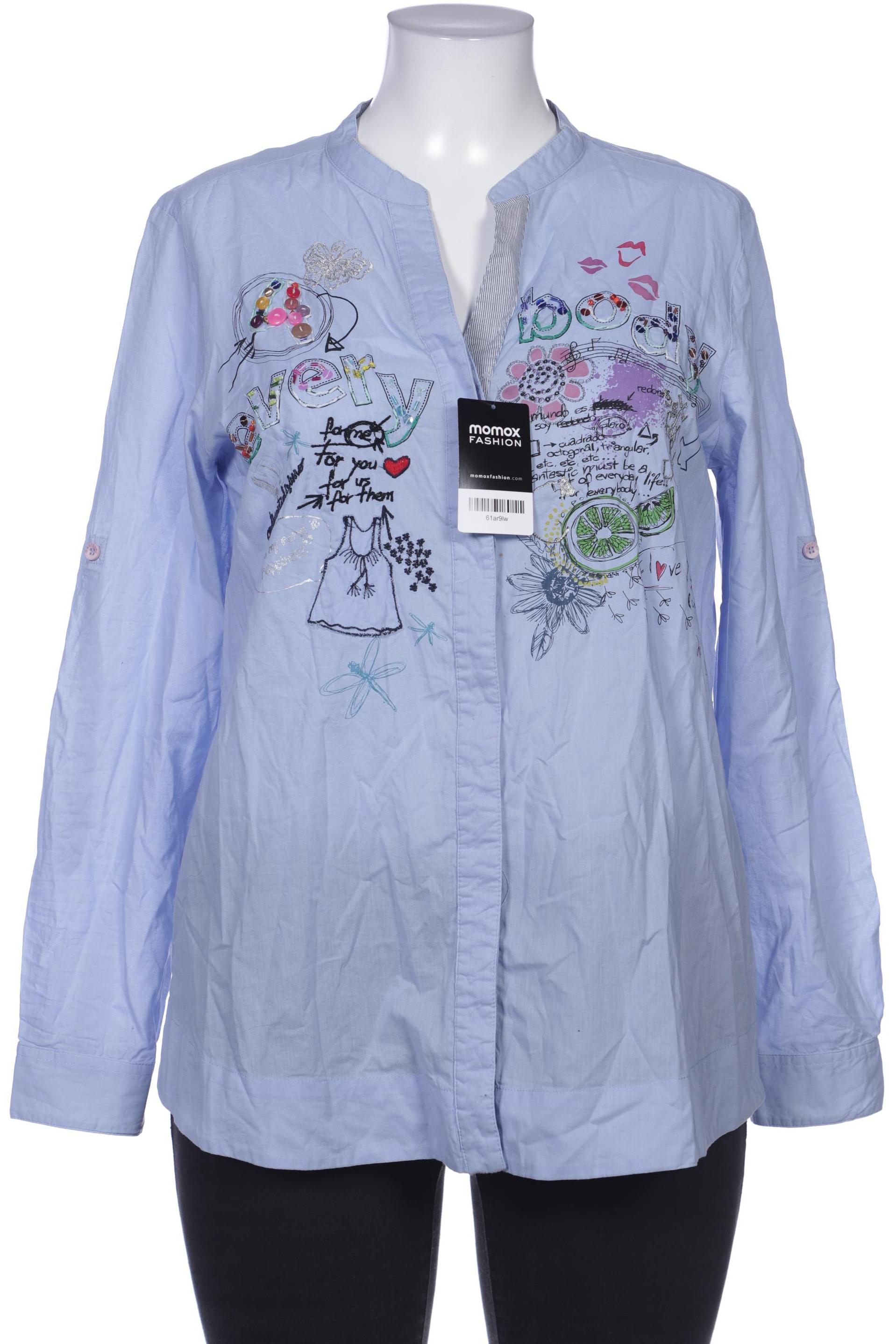 

Desigual Damen Bluse, hellblau, Gr. 44