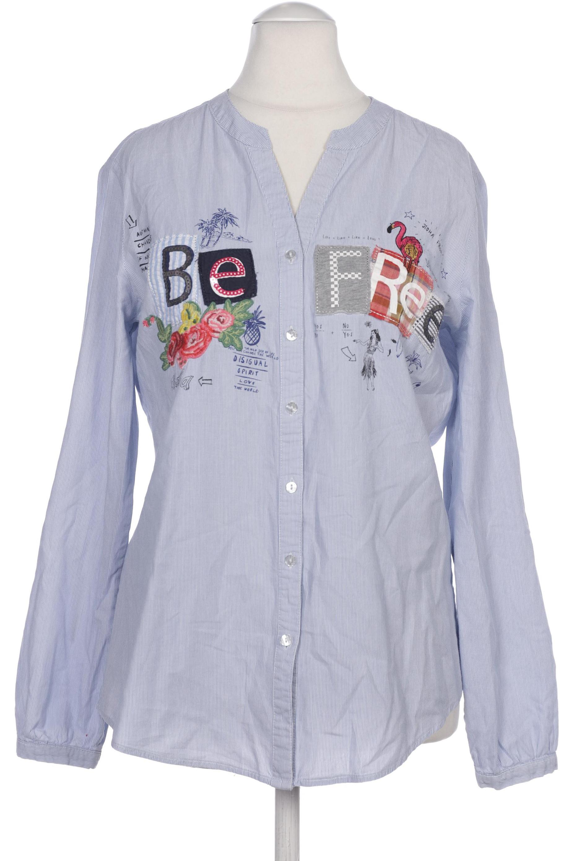 

Desigual Damen Bluse, blau