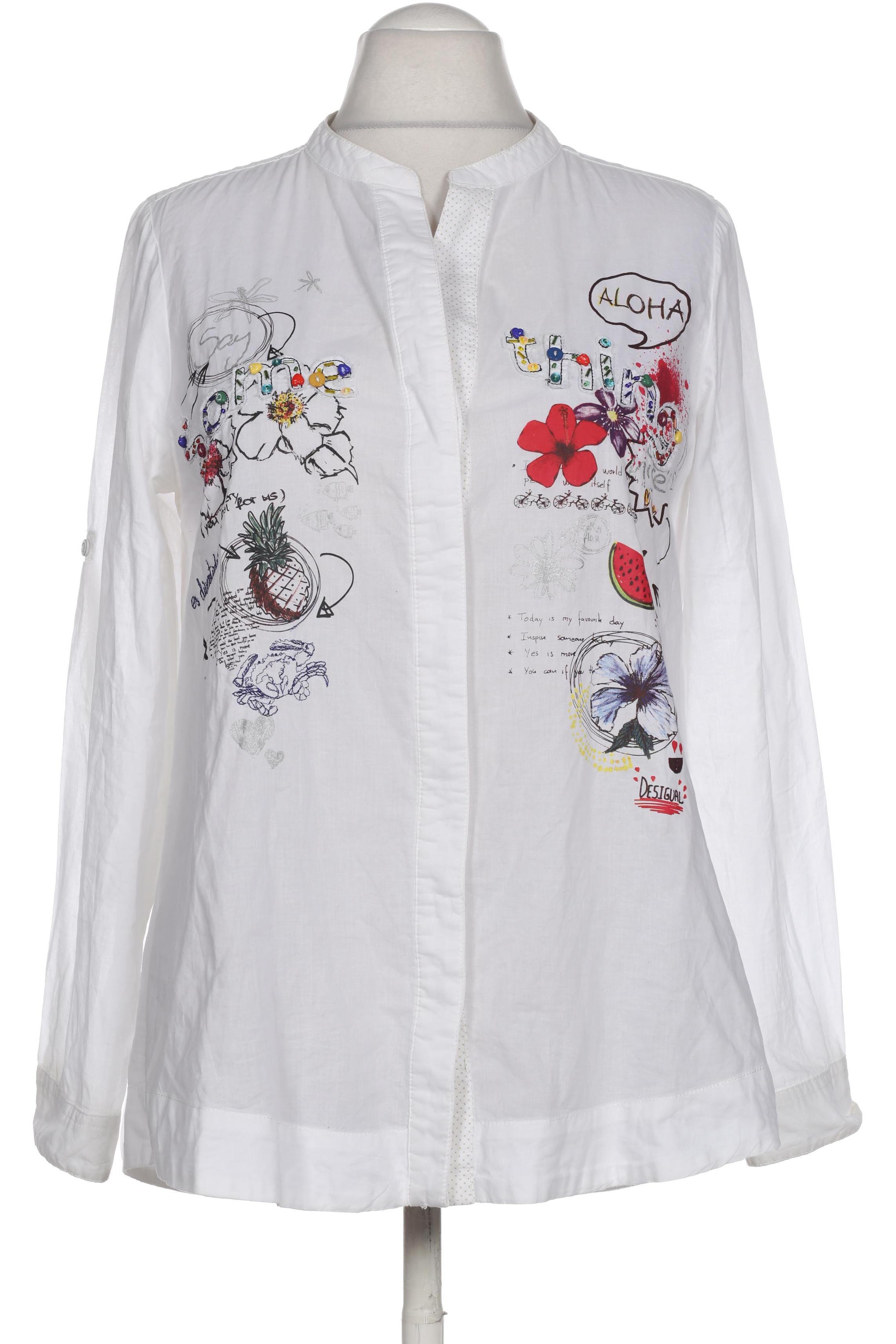

Desigual Damen Bluse, weiß, Gr.