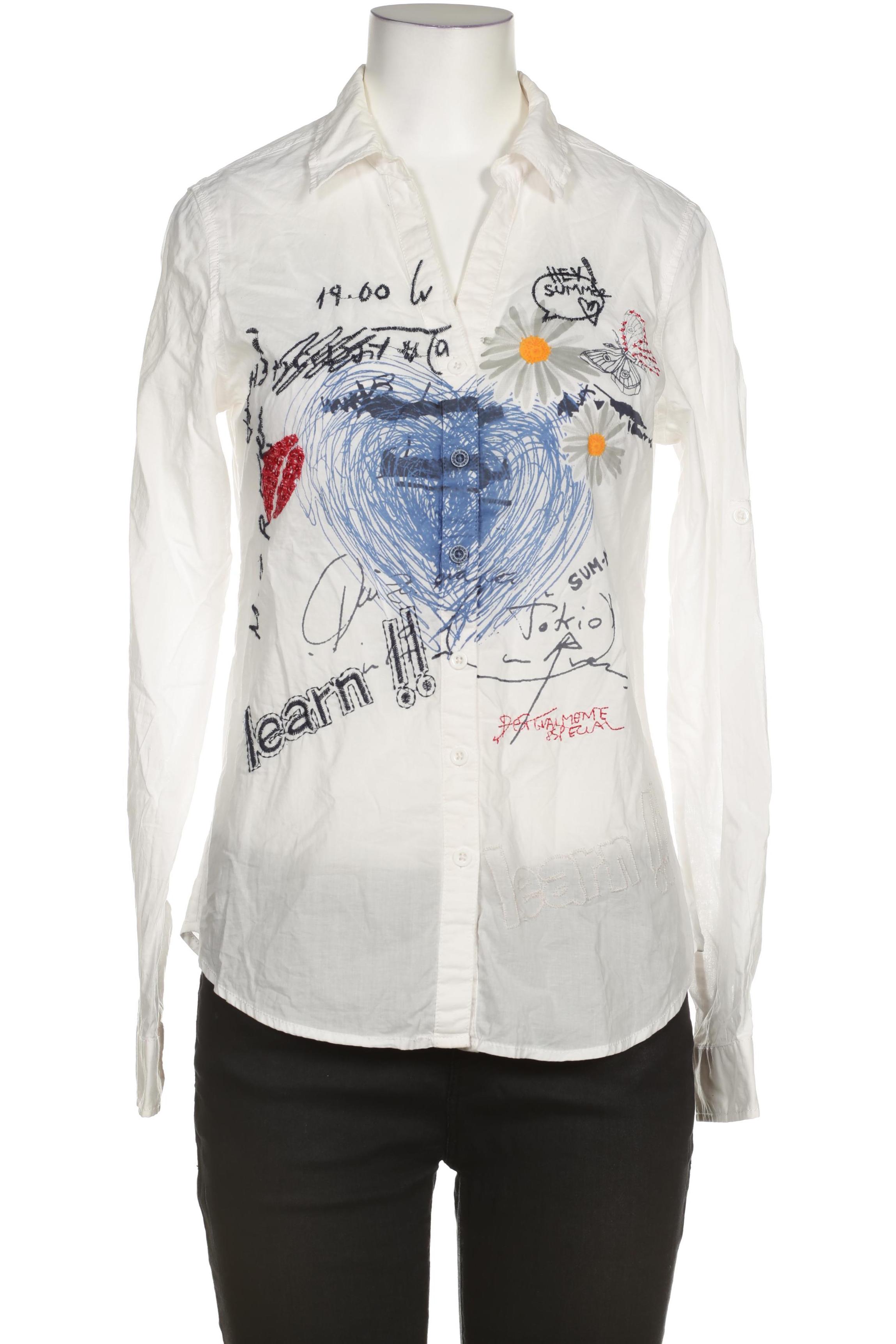 

Desigual Damen Bluse, weiß, Gr. 36