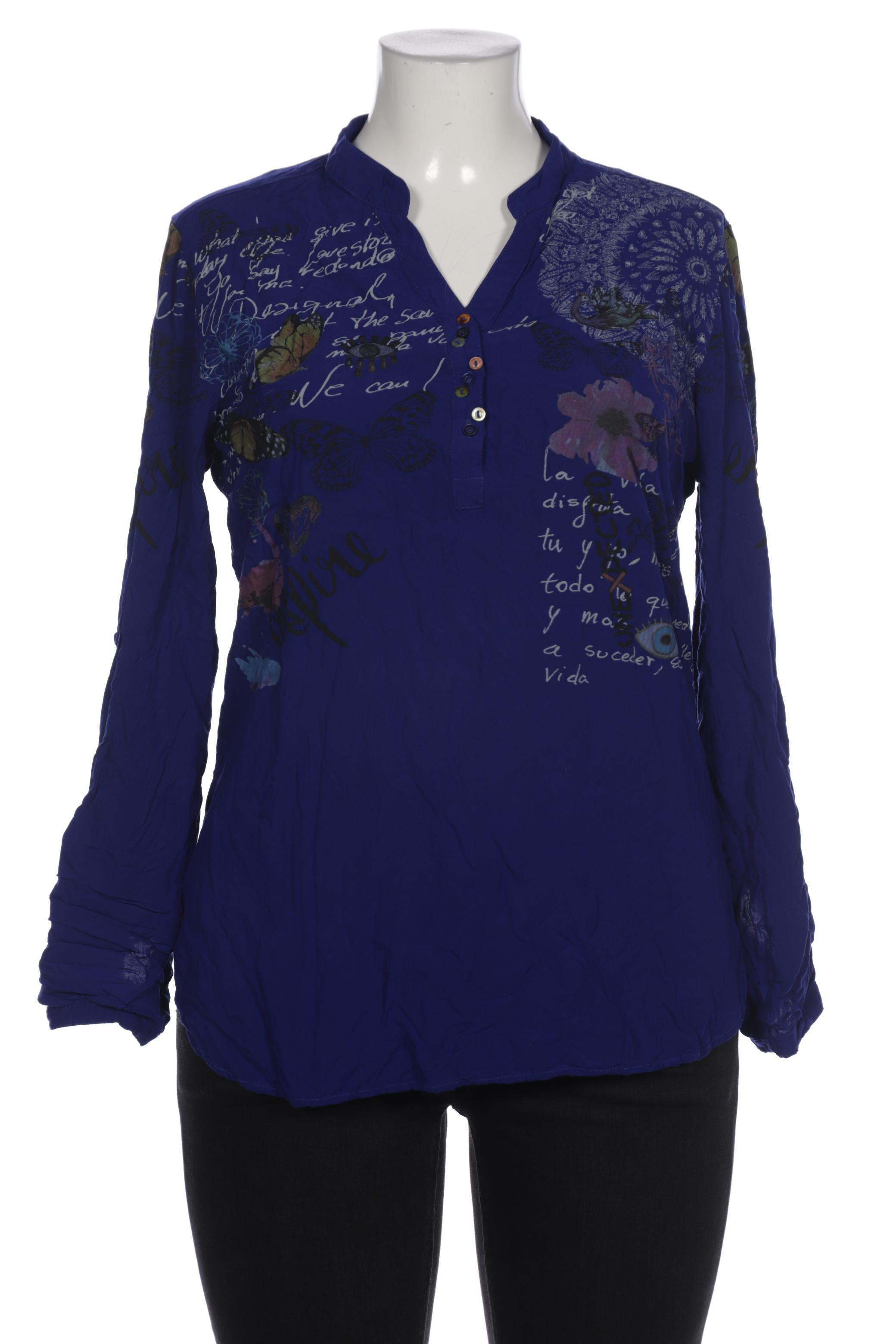 

Desigual Damen Bluse, blau