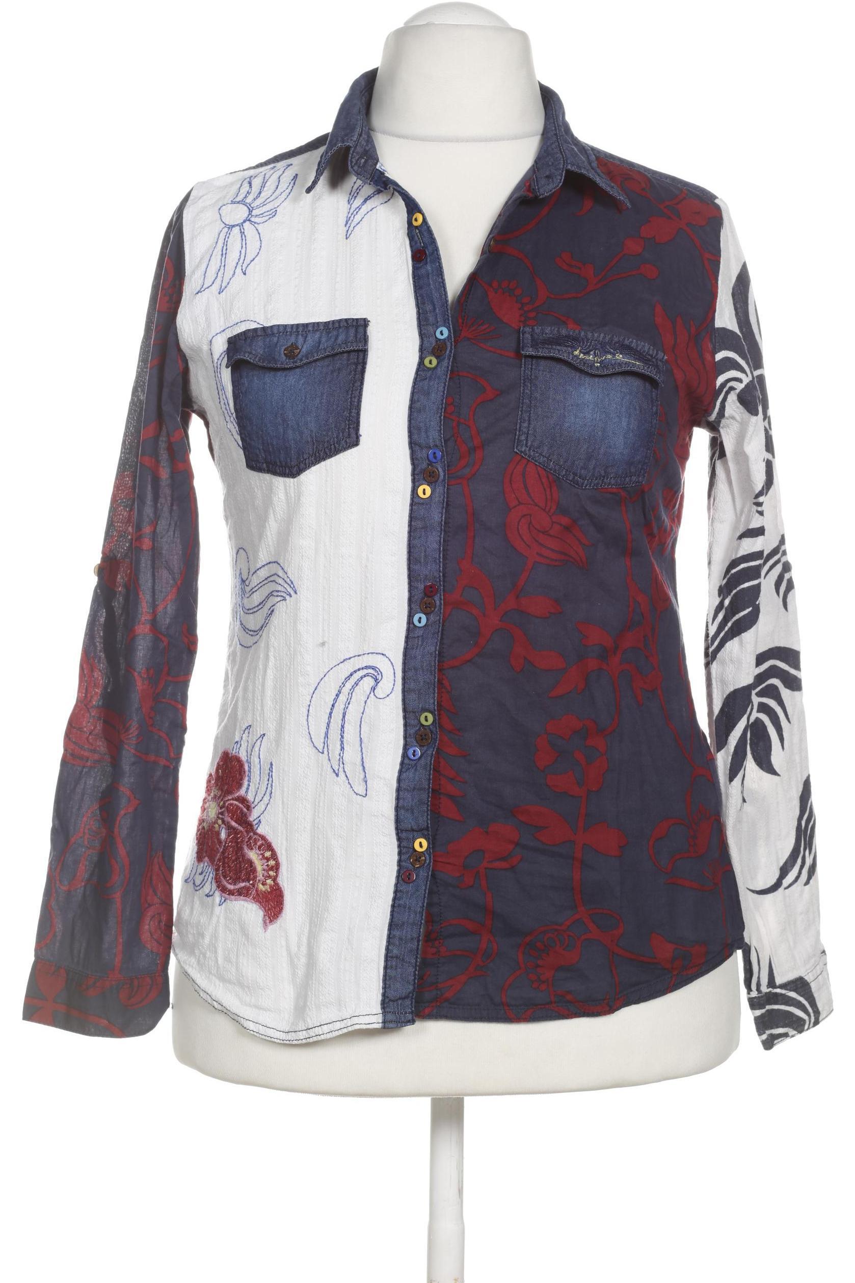 

Desigual Damen Bluse, blau, Gr.