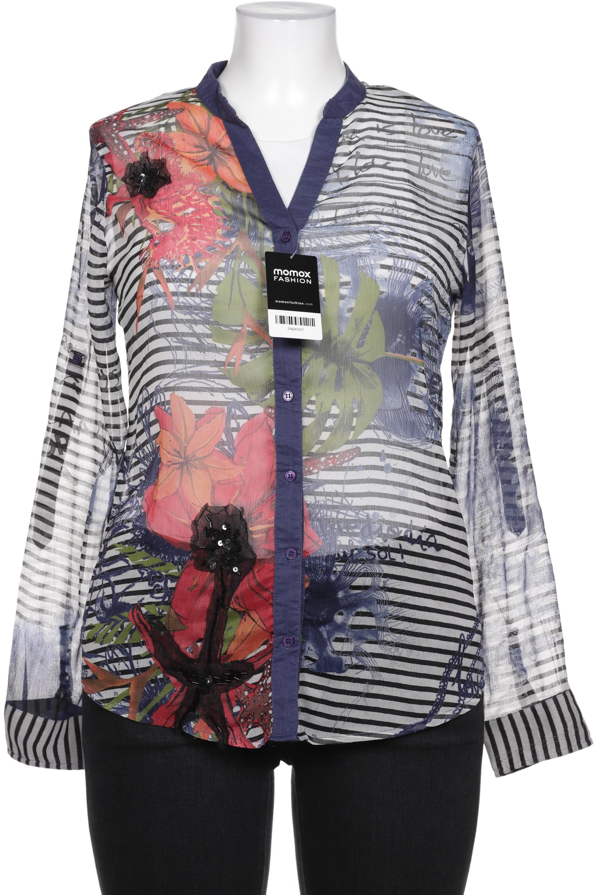 

Desigual Damen Bluse, marineblau, Gr. 44