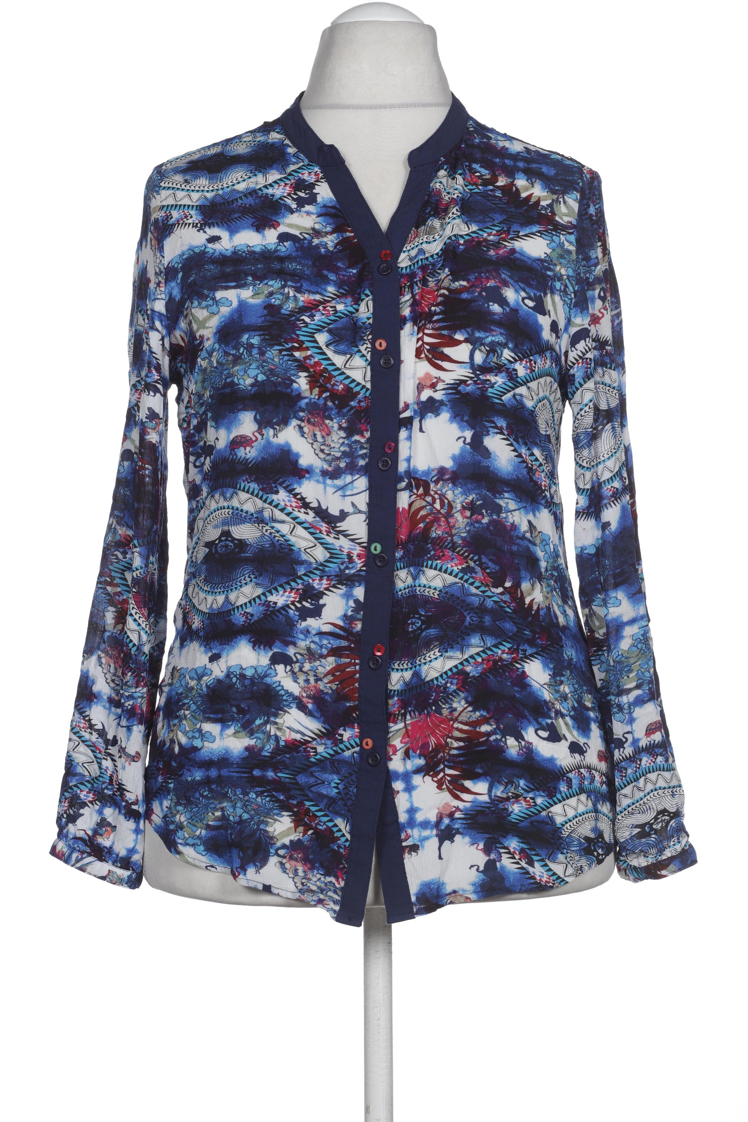 

Desigual Damen Bluse, blau, Gr.