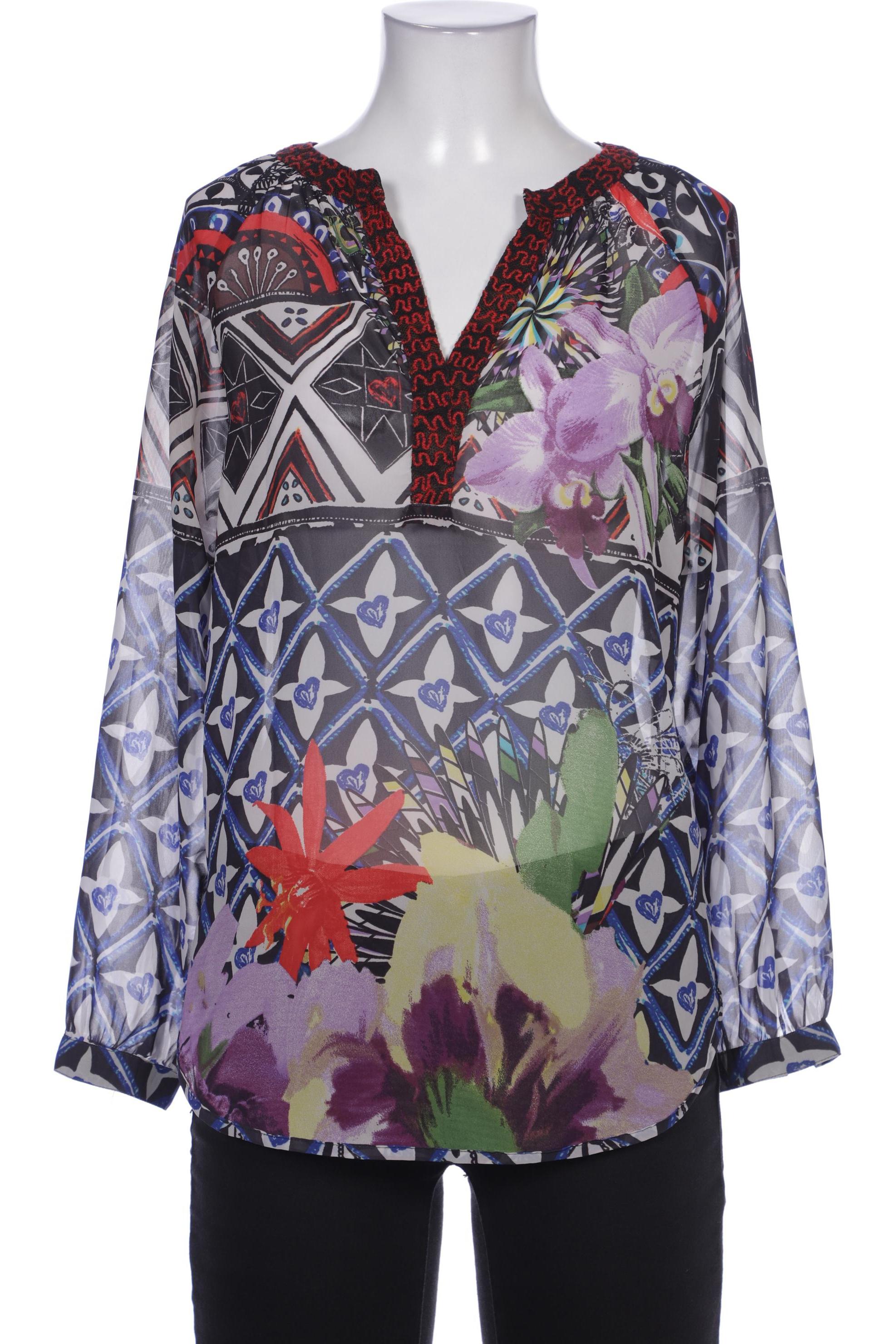 

Desigual Damen Bluse, blau, Gr. 36