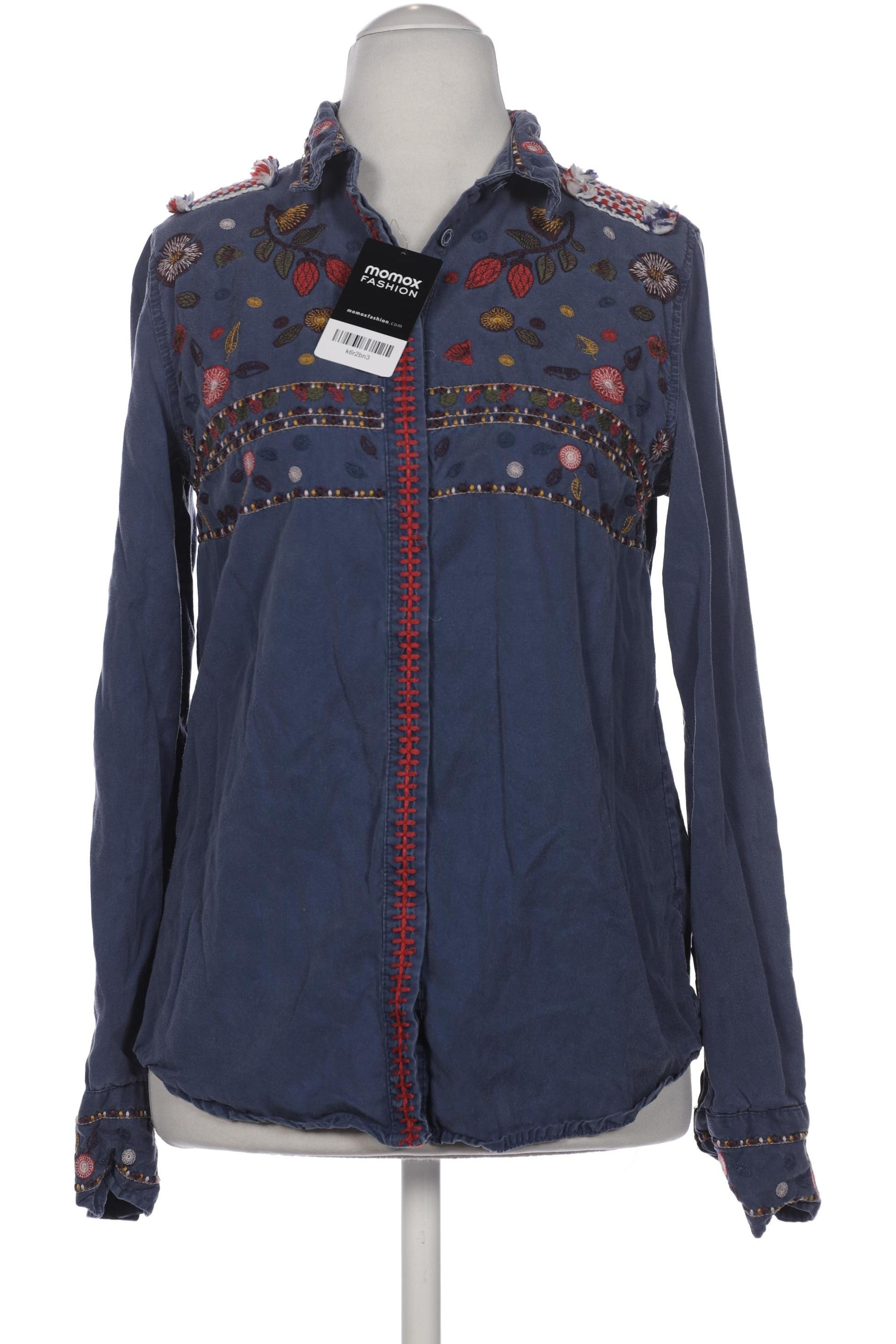 

Desigual Damen Bluse, blau, Gr. 36
