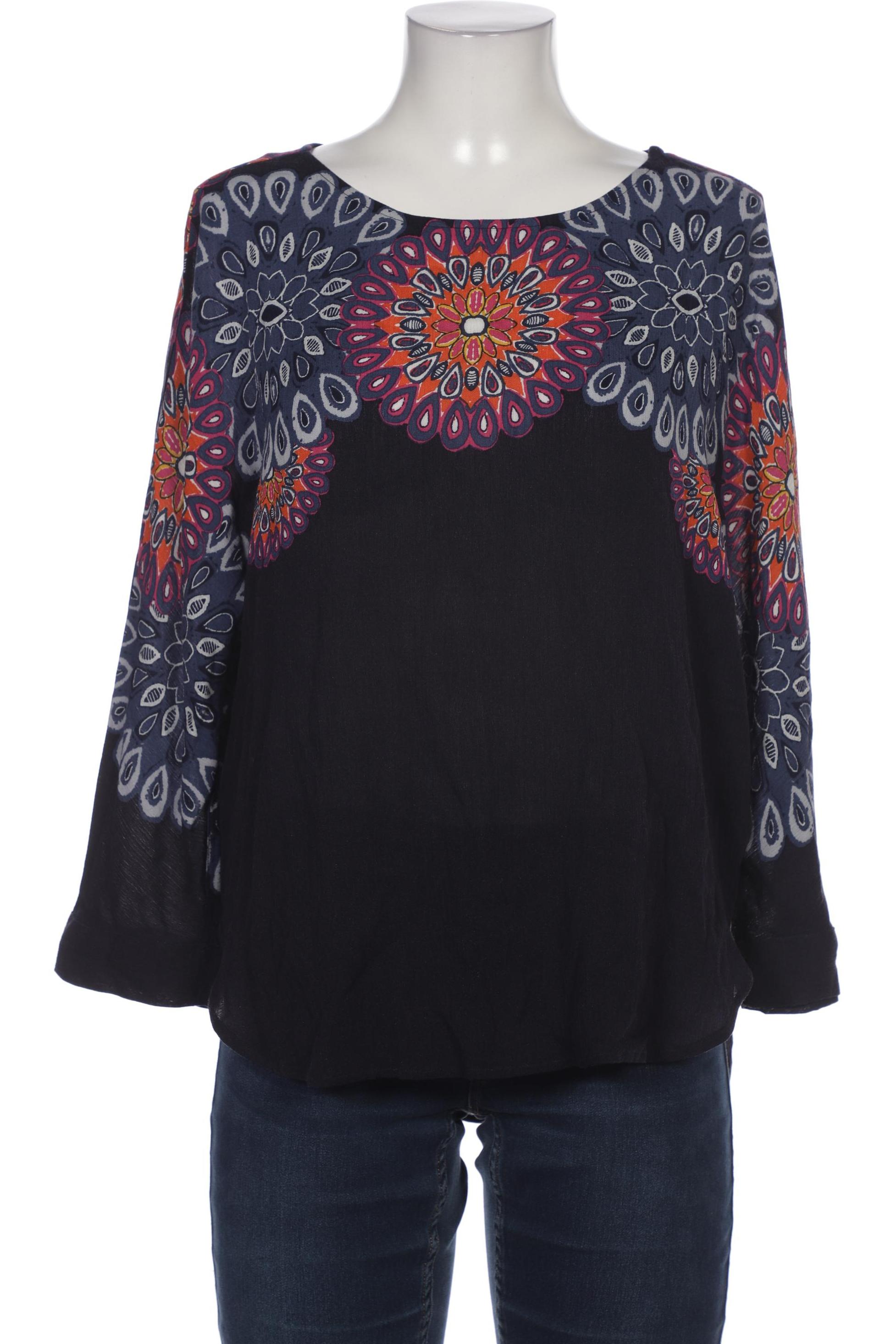

Desigual Damen Bluse, marineblau, Gr. 42