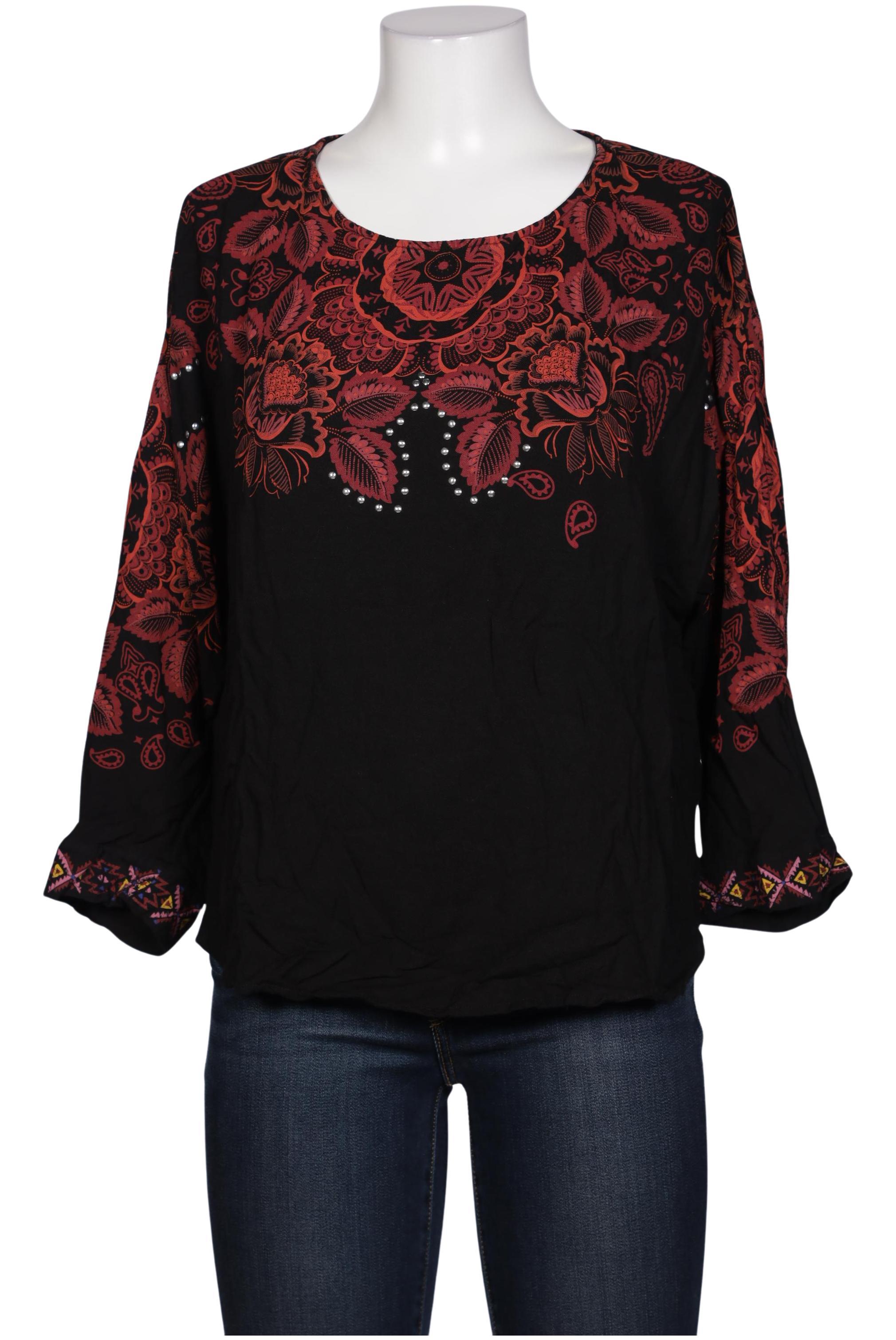 

Desigual Damen Bluse, schwarz, Gr. 42