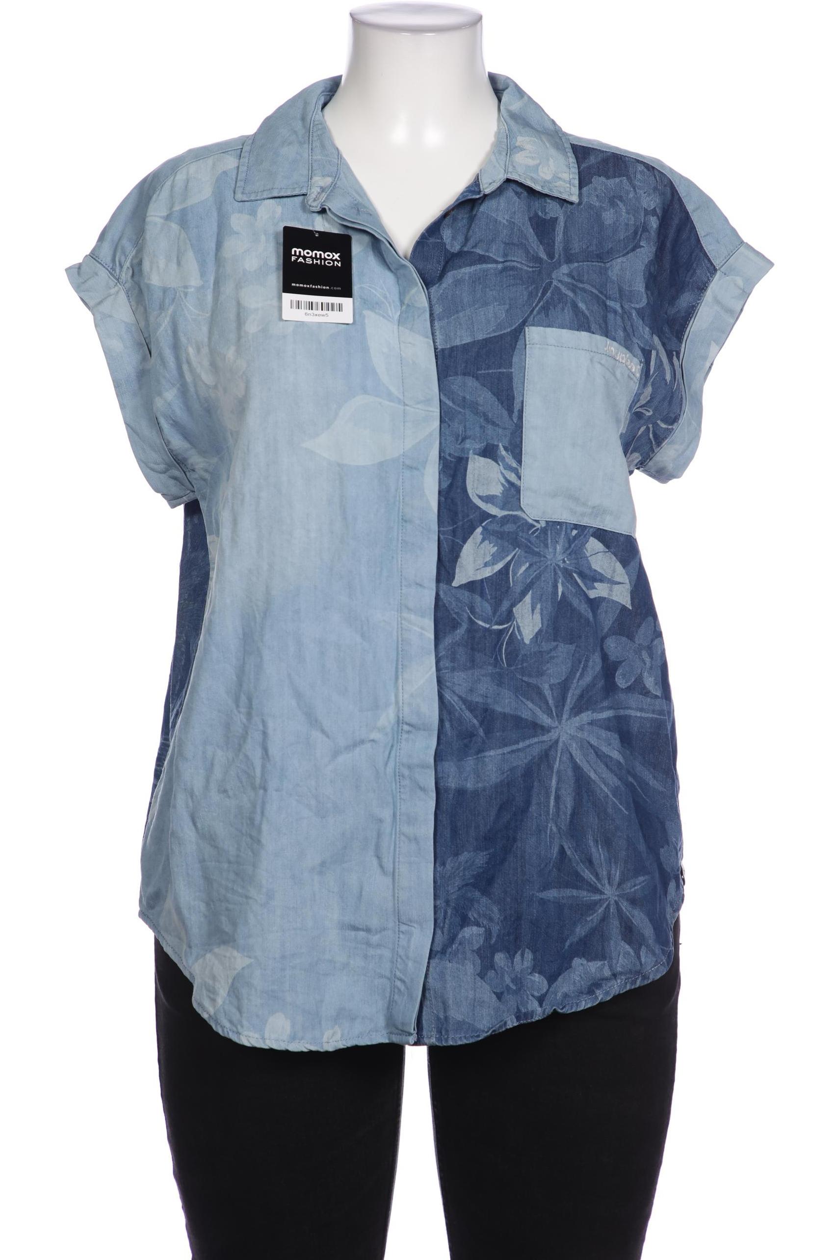 

Desigual Damen Bluse, blau, Gr. 44