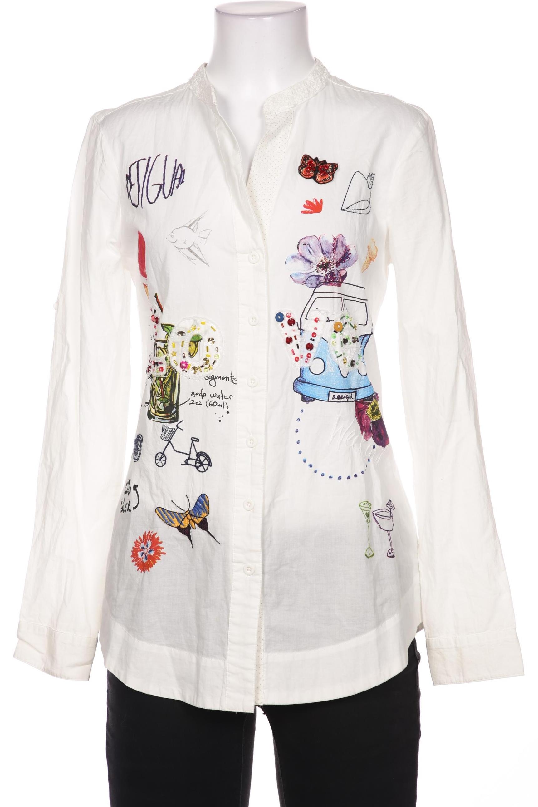 

Desigual Damen Bluse, weiß, Gr. 34