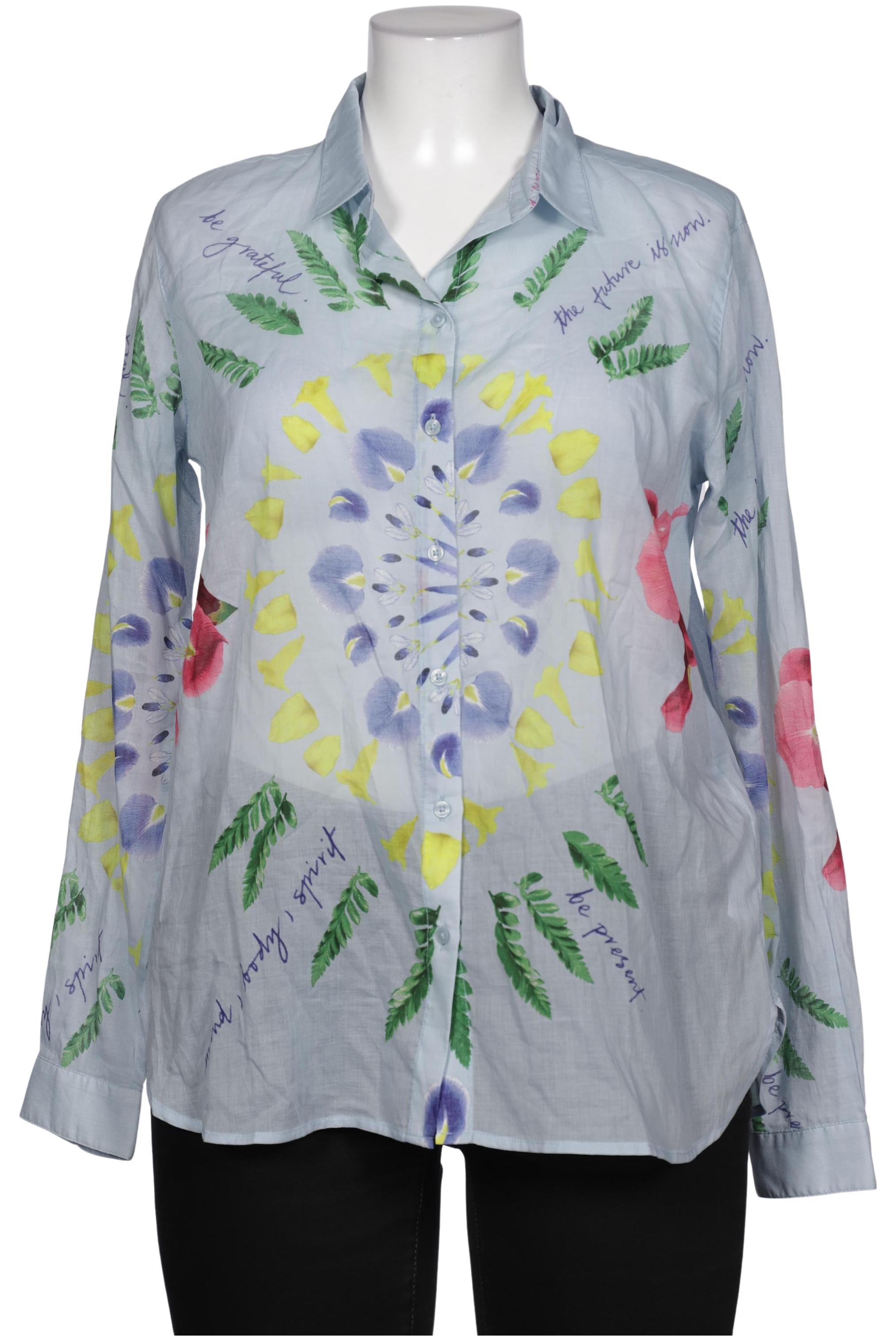 

Desigual Damen Bluse, hellblau, Gr. 42